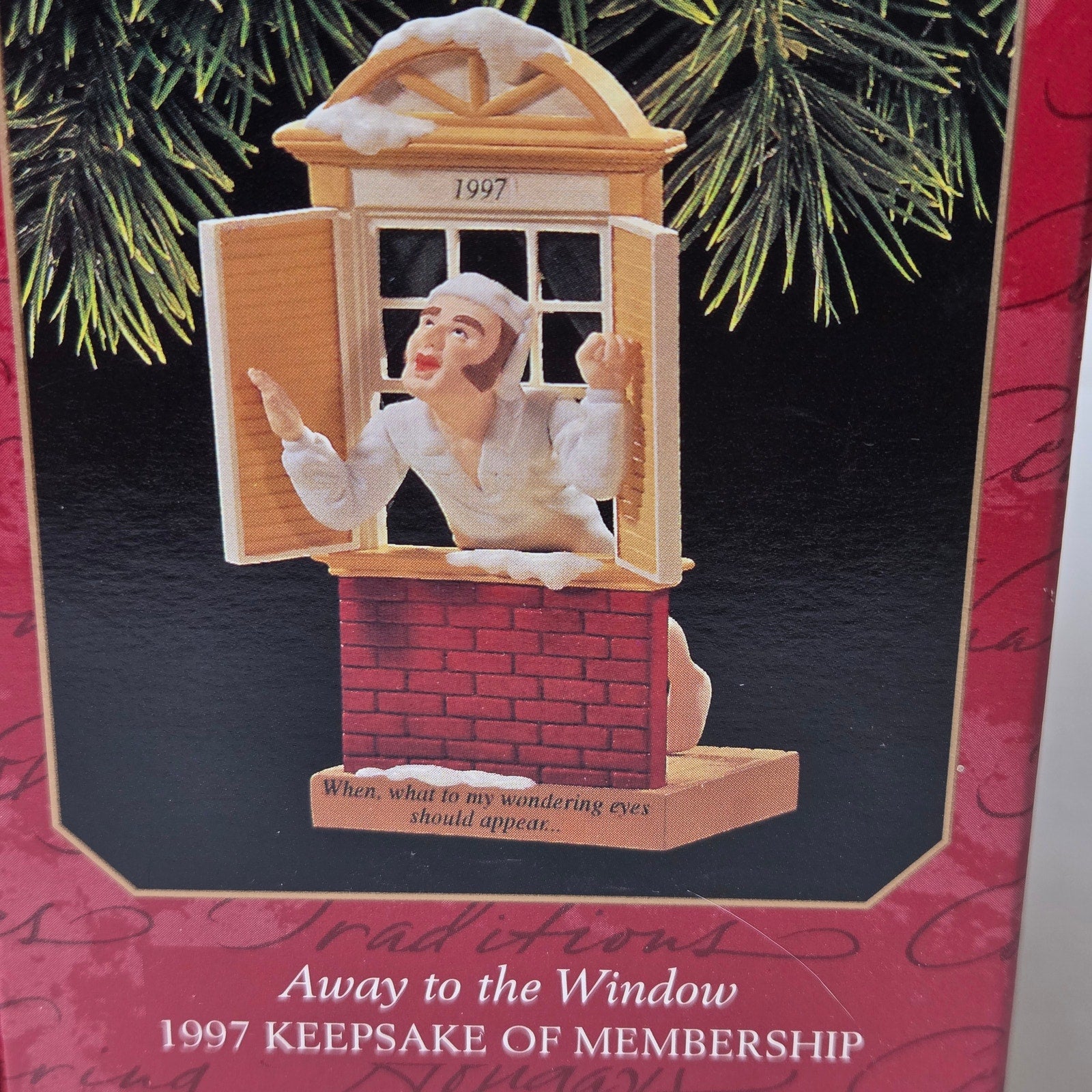 Hallmark Keepsake Ornaments Lot of 2 Away to the Window & Christmas Story