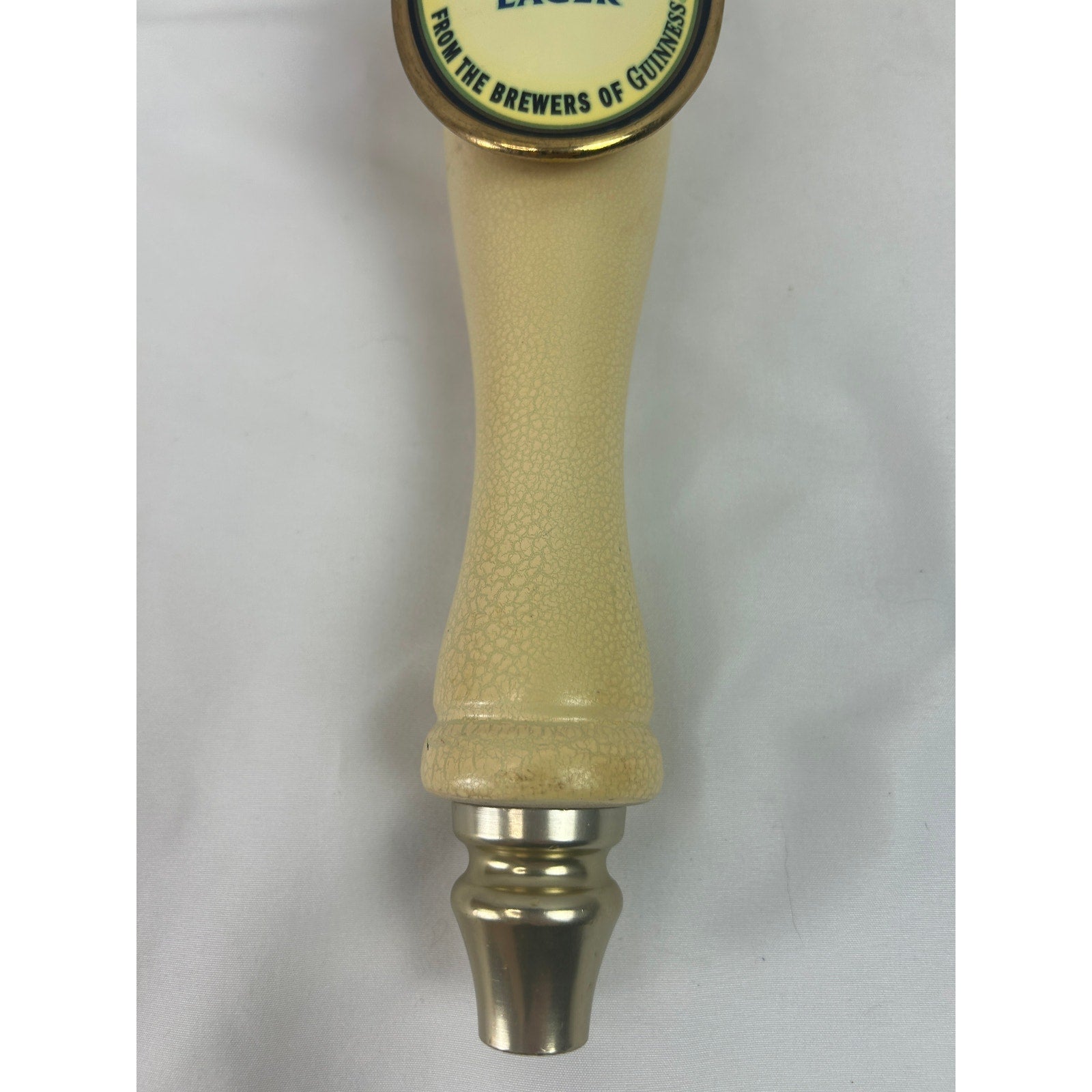 Harp Lager Beer Tap Handle Guinness Irish Pub Breweriana Draft Keg Vintage