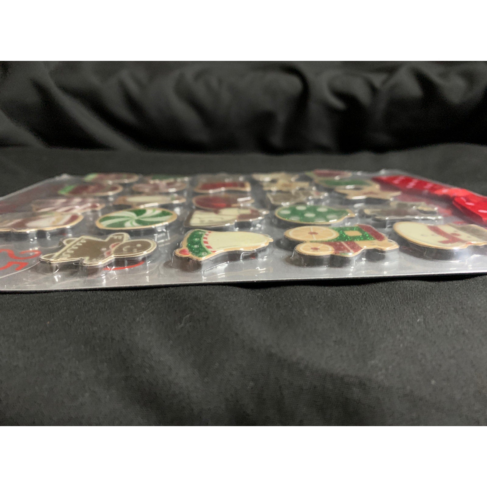 Hallmark Magnetic Countdown to Christmas Cookie Sheet Calendar 24 Magnets NIP