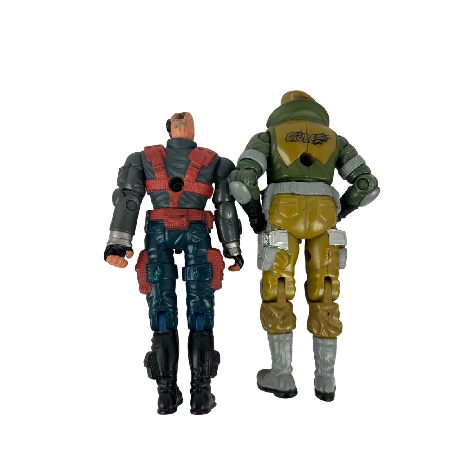 GI Joe 3.75 Figure Lot 8 Duke Stalker Blowtorch Beach Head Hi-Tech