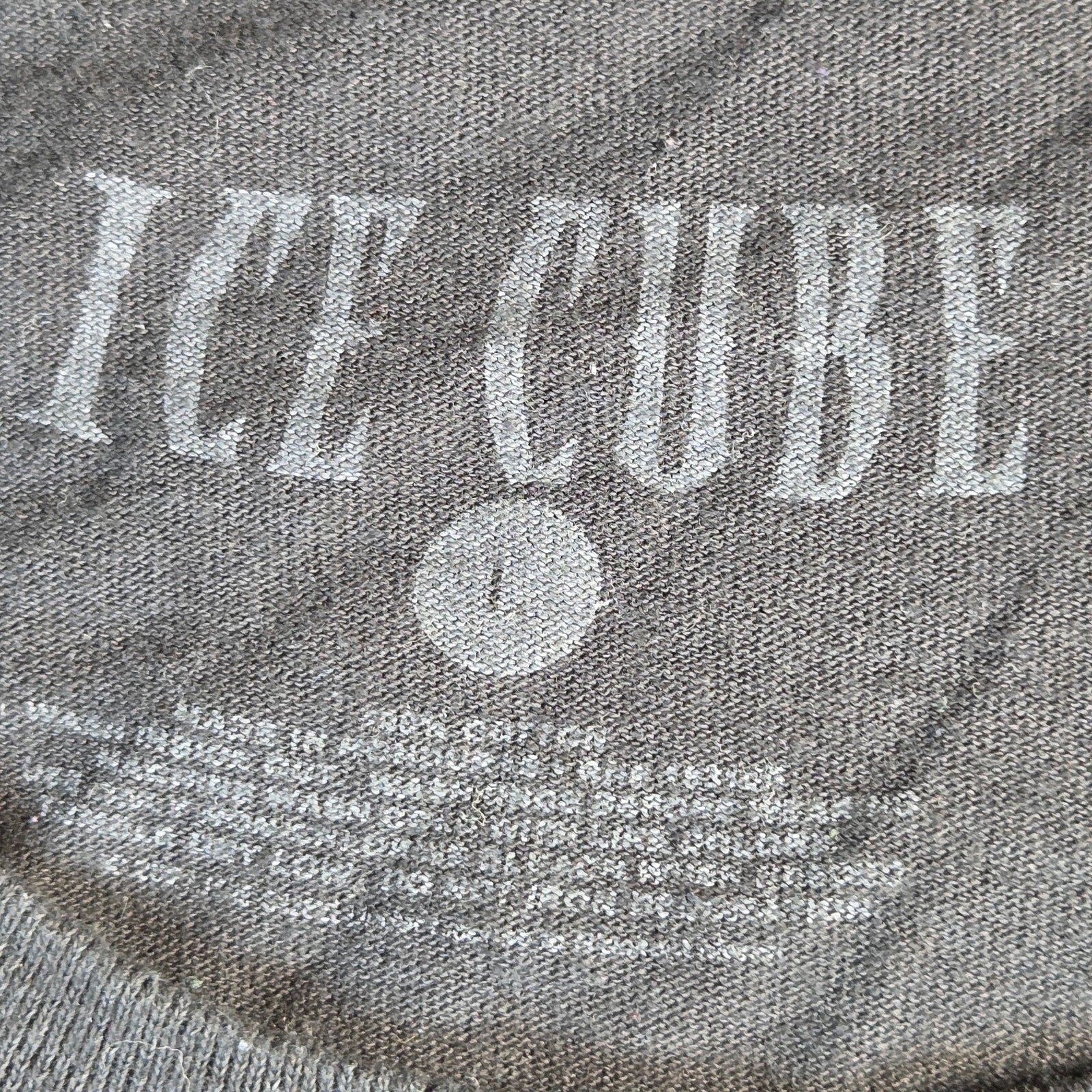 Ice Cube Blue Flames Graphic T Shirt Mens Large Hip Hop Rap Lowrider Cotton