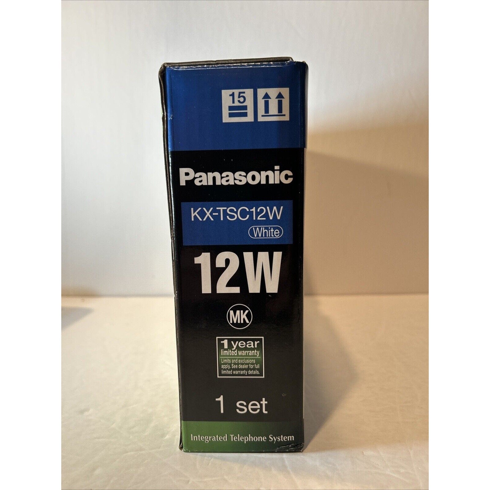 Panasonic KX-TSC12W Corded Landline Phone Caller ID 2-Line System White NIB