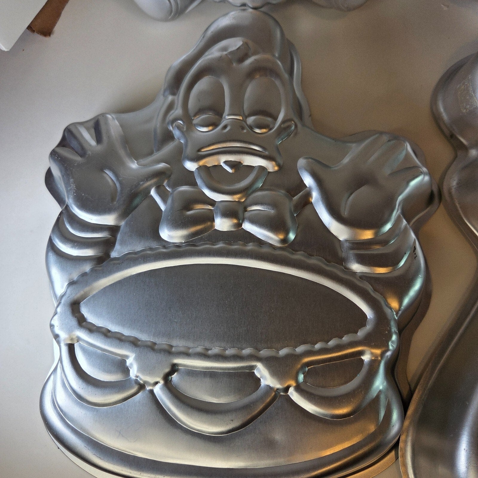 Vintage Lot of 5 Wilton Cake Pans Cookie Monster Ernie Big Bird Donald Duck Doll