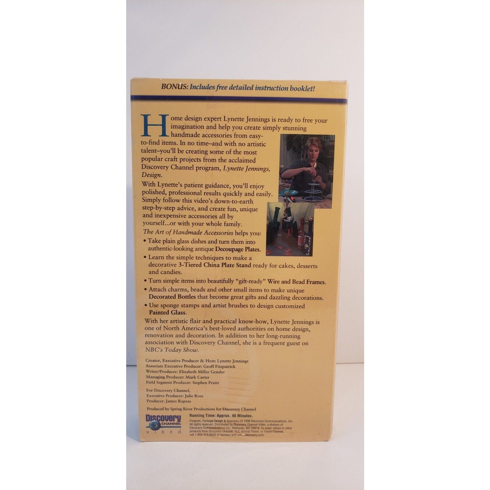 Discovery Channel The Art of Handmade Accessories VHS New Sealed