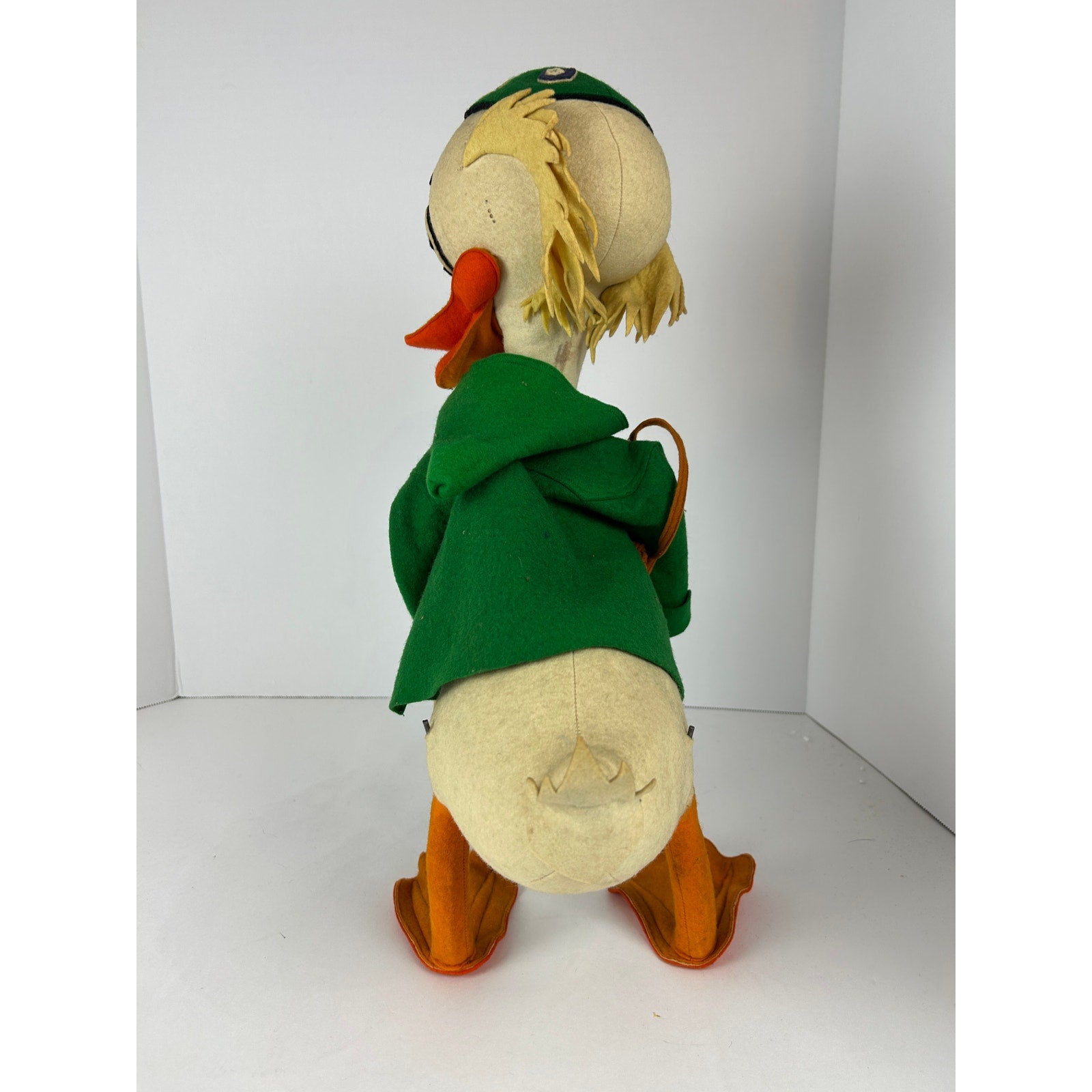 Vintage Wool Felt Donald Duck Figure Made in Italy for Saks Fifth Avenue