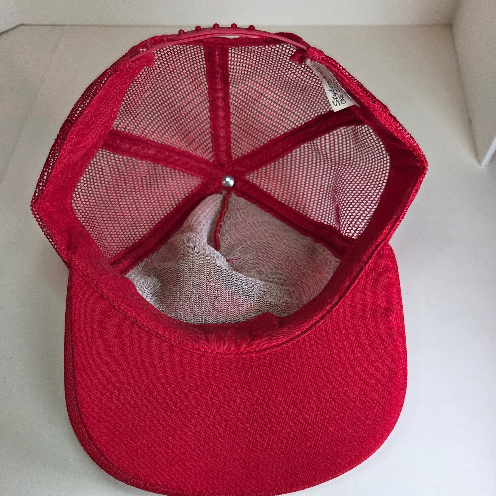 Vintage 1980s Miller American Racing Trucker Hat Bobby Allison Stylemaster USA