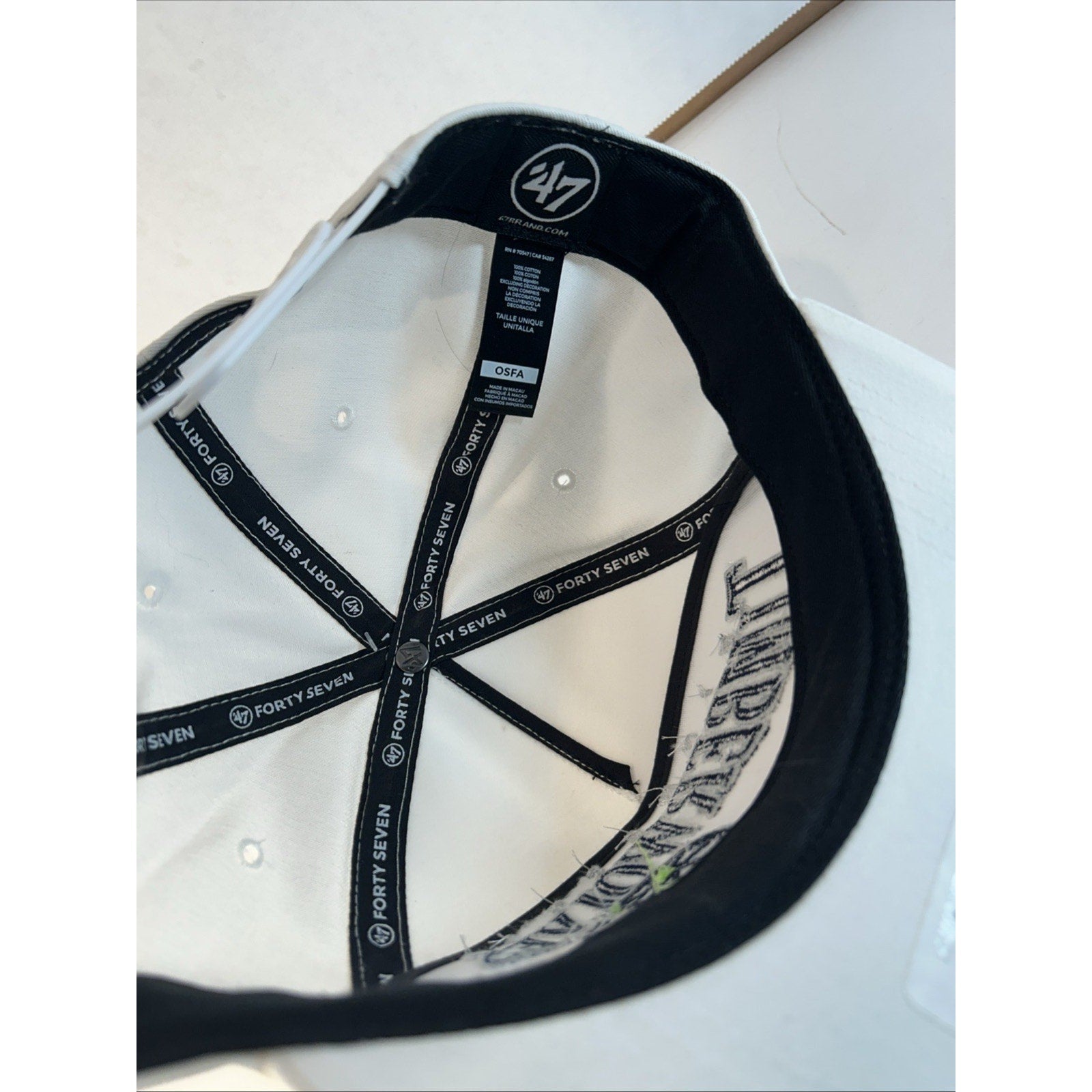 Minnesota Timberwolves White '47 Hitch Adjustable Snapback Cap