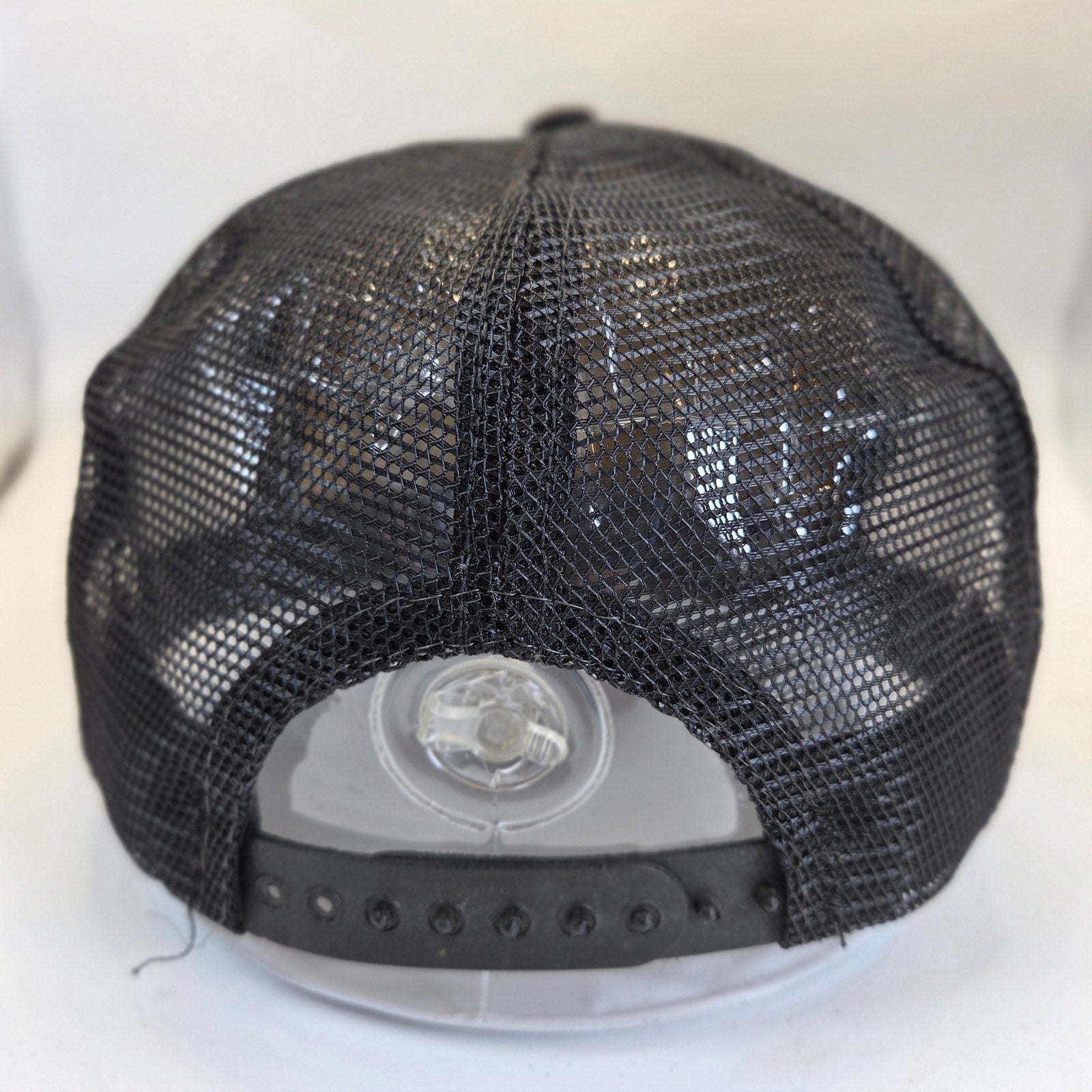 Vintage Raymond Forklift Mesh Trucker Snapback Hat Adjust-A-Tab Made USA