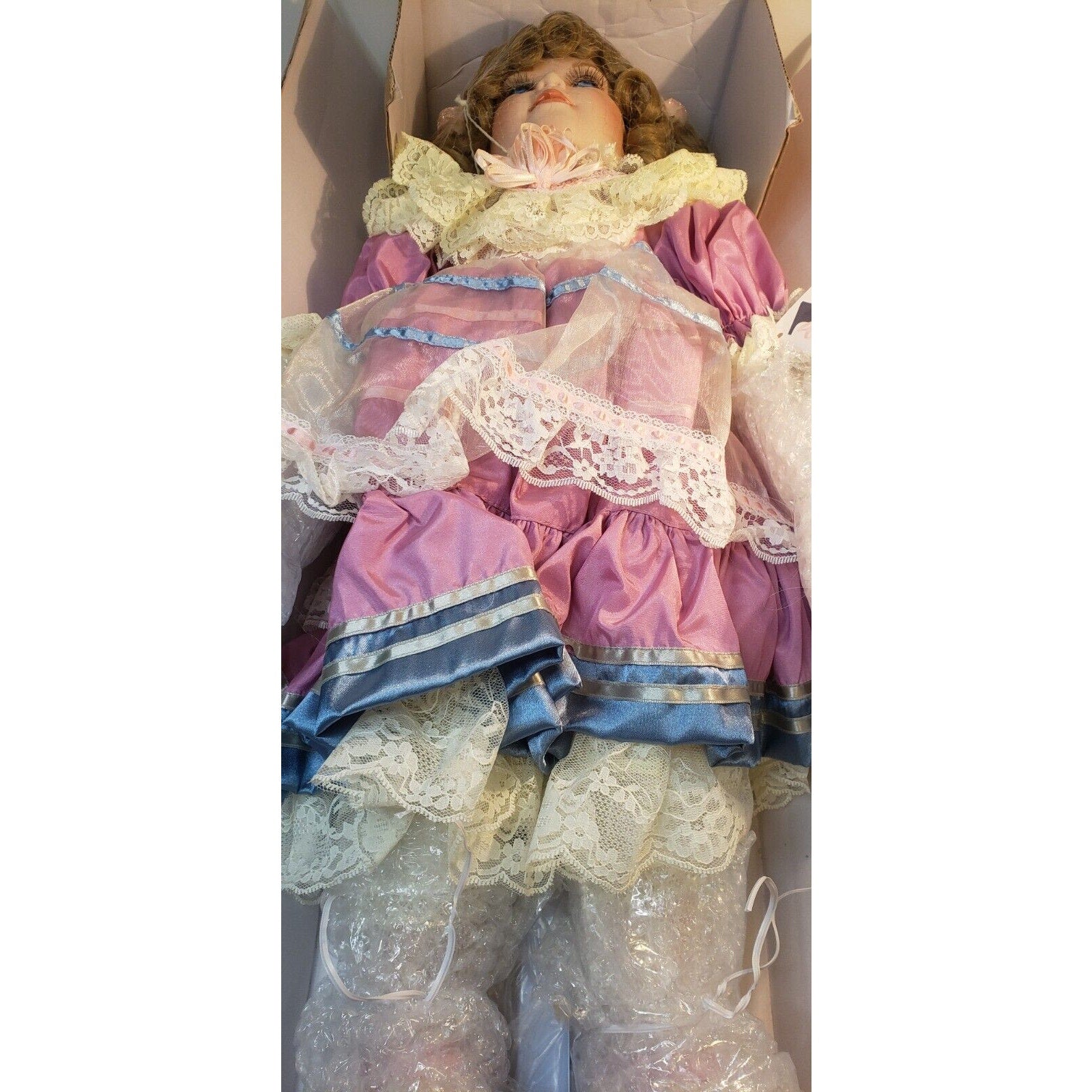 Vintage 1990s 1st Impressions 24" Porcelain Doll “Thea” w/ Box & Tag
