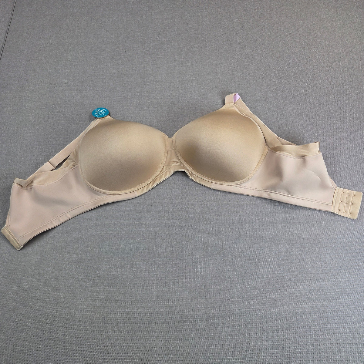 Vanity Fair Beauty Back Bra 38D Damask Neutral Wireless Full Coverage 71267 NWT