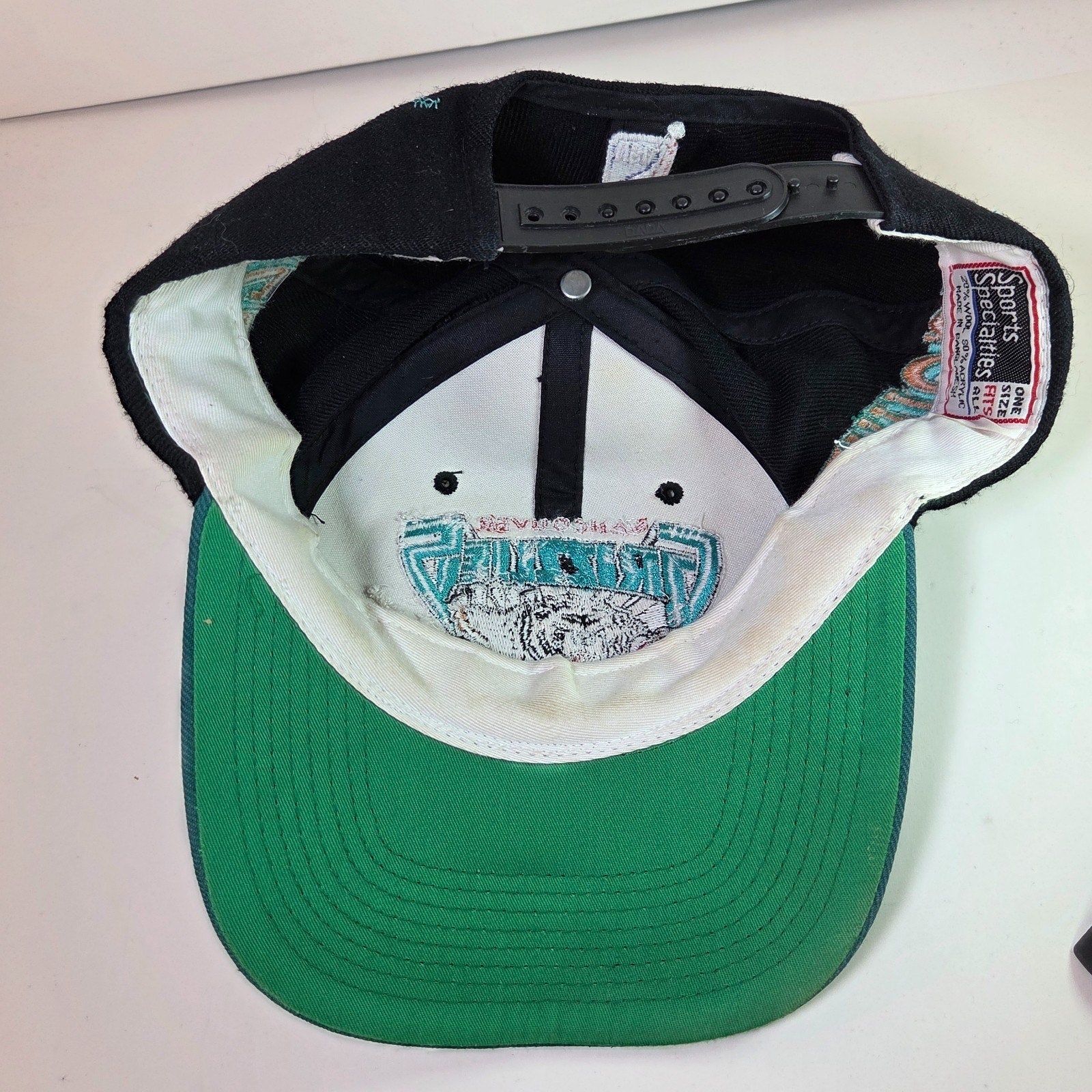 Vintage 1994 Vancouver Grizzlies Sports Specialties Snapback Hat NBA