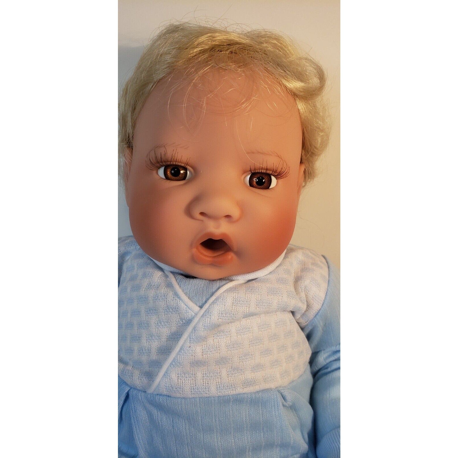 Lee Middleton Honey Love Awake Boy Doll 1997 NIB LE /2000 COA Answered Prayer