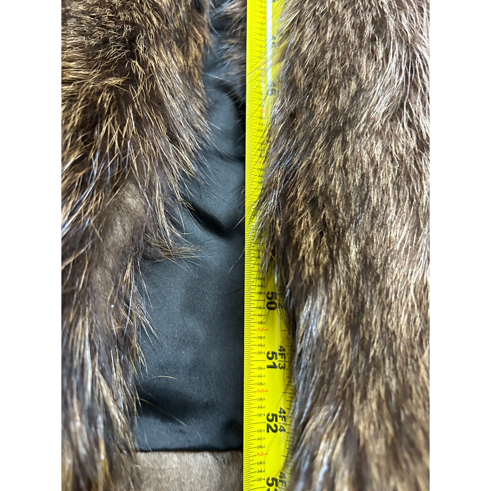 Vintage Alaskan Custom Furs 52" Natural Raccoon Coat w/ Dior Lining & Appraisals