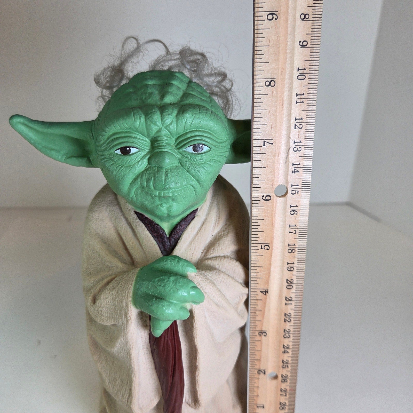 1981 Star Wars Yoda Figure Lucasfilm Hong Kong Rubber Molded Vintage Toy