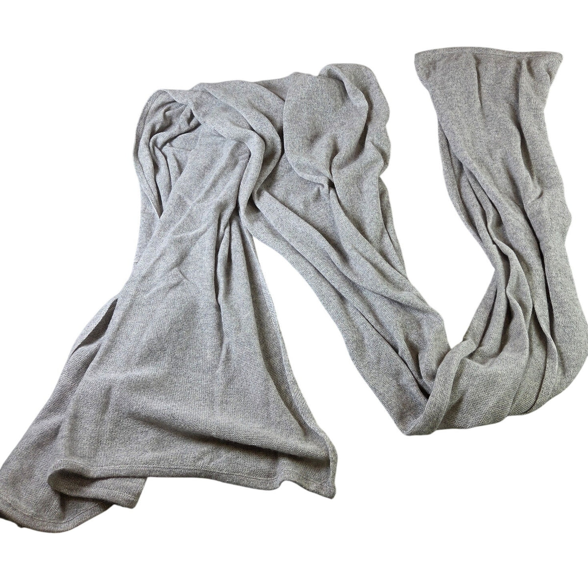Charter Club Luxury Cashmere Blend Scarf Wrap Metallic Oversized 102"x27"