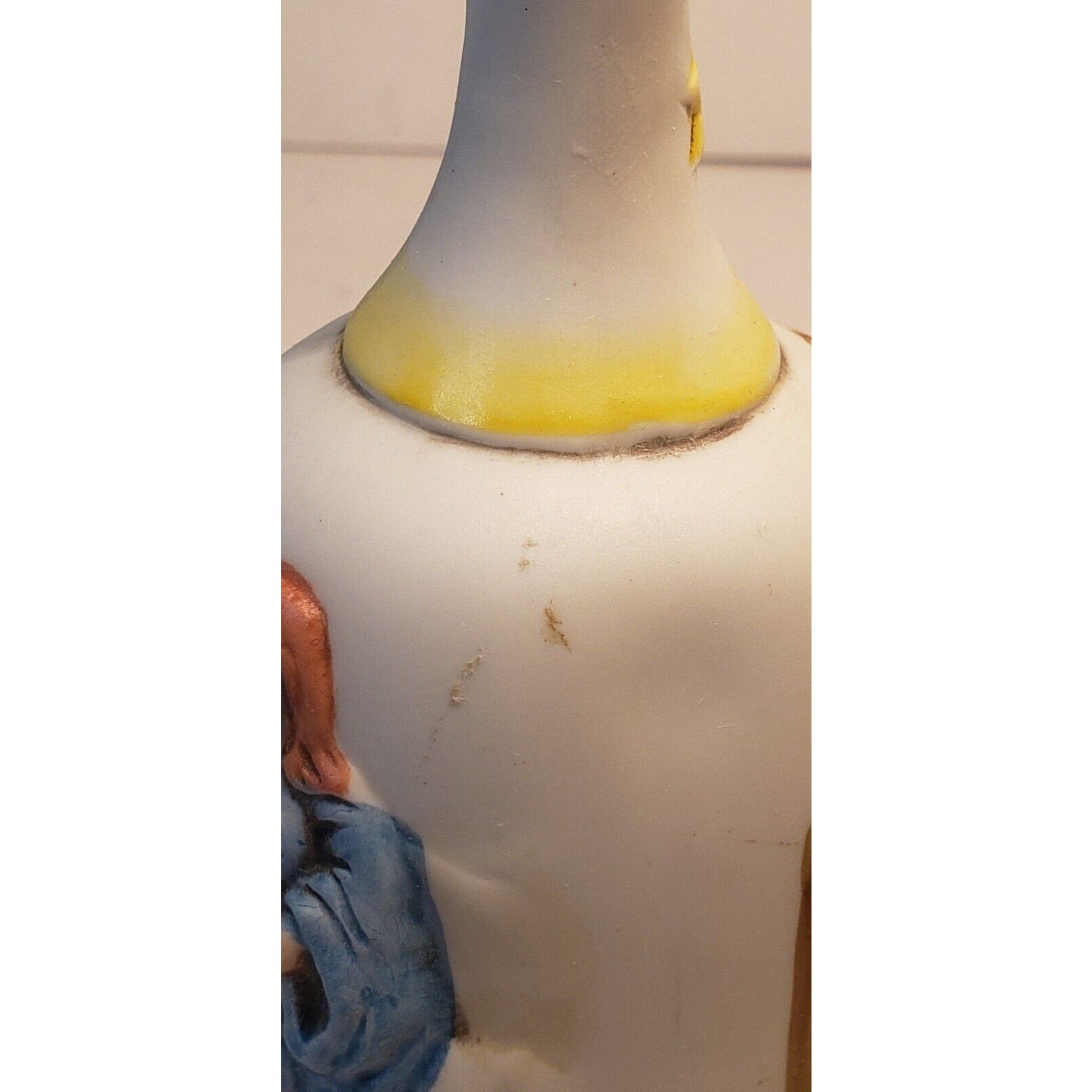 Vintage Nativity Scenes Bell Christmas 1985 Porcelain 6.5" Tall