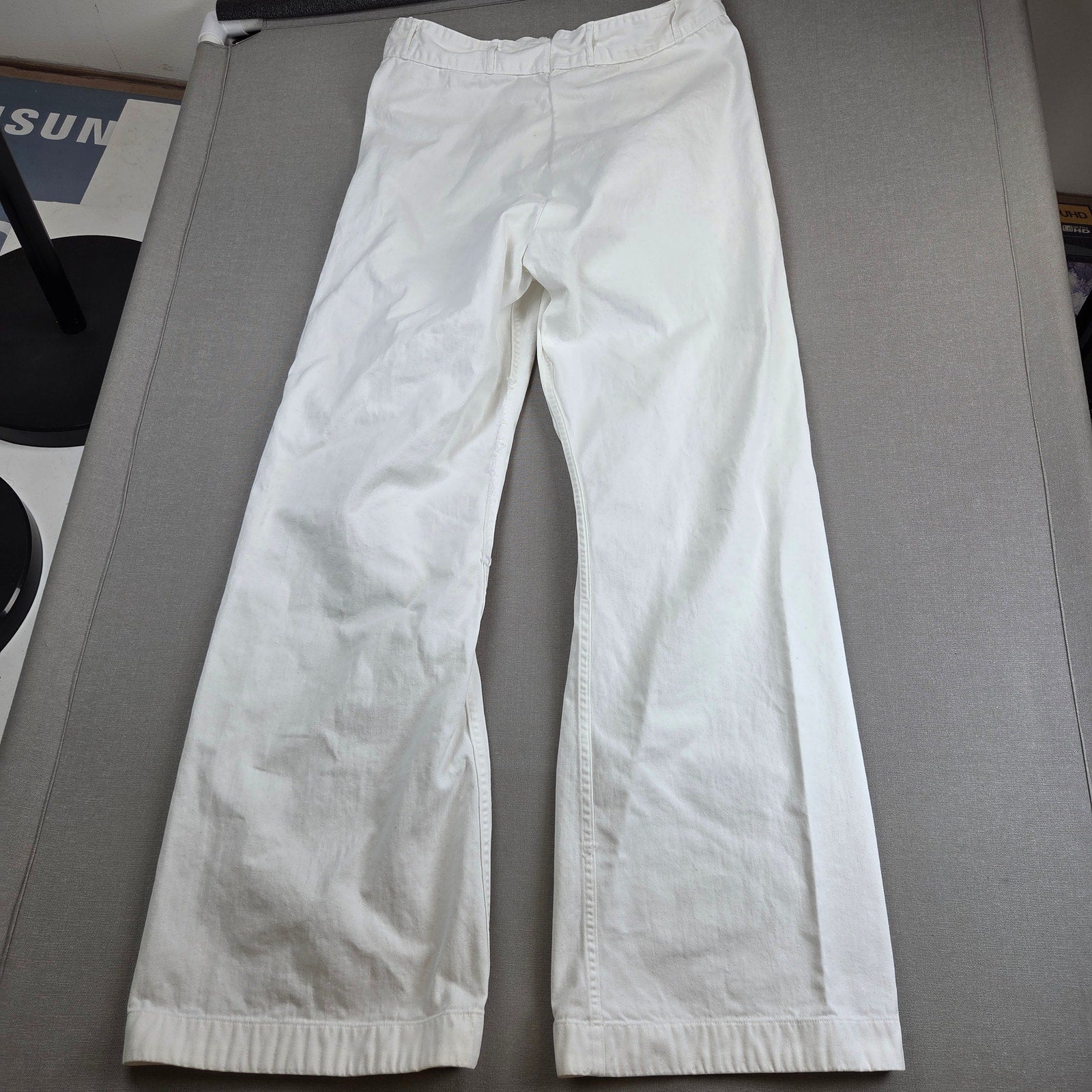 Vintage US Navy SK2 Storekeeper Crackerjack White Uniform Set 32x31 1950s 60s