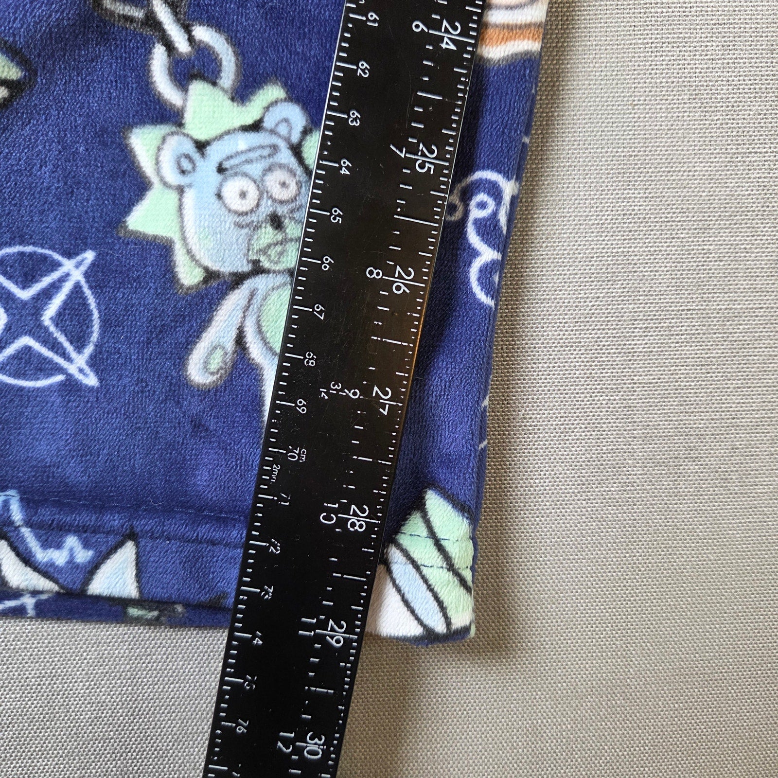 Rick and Morty Adult Swim Pajama Pants Mens L Blue Cartoon Lounge Sleep Pants