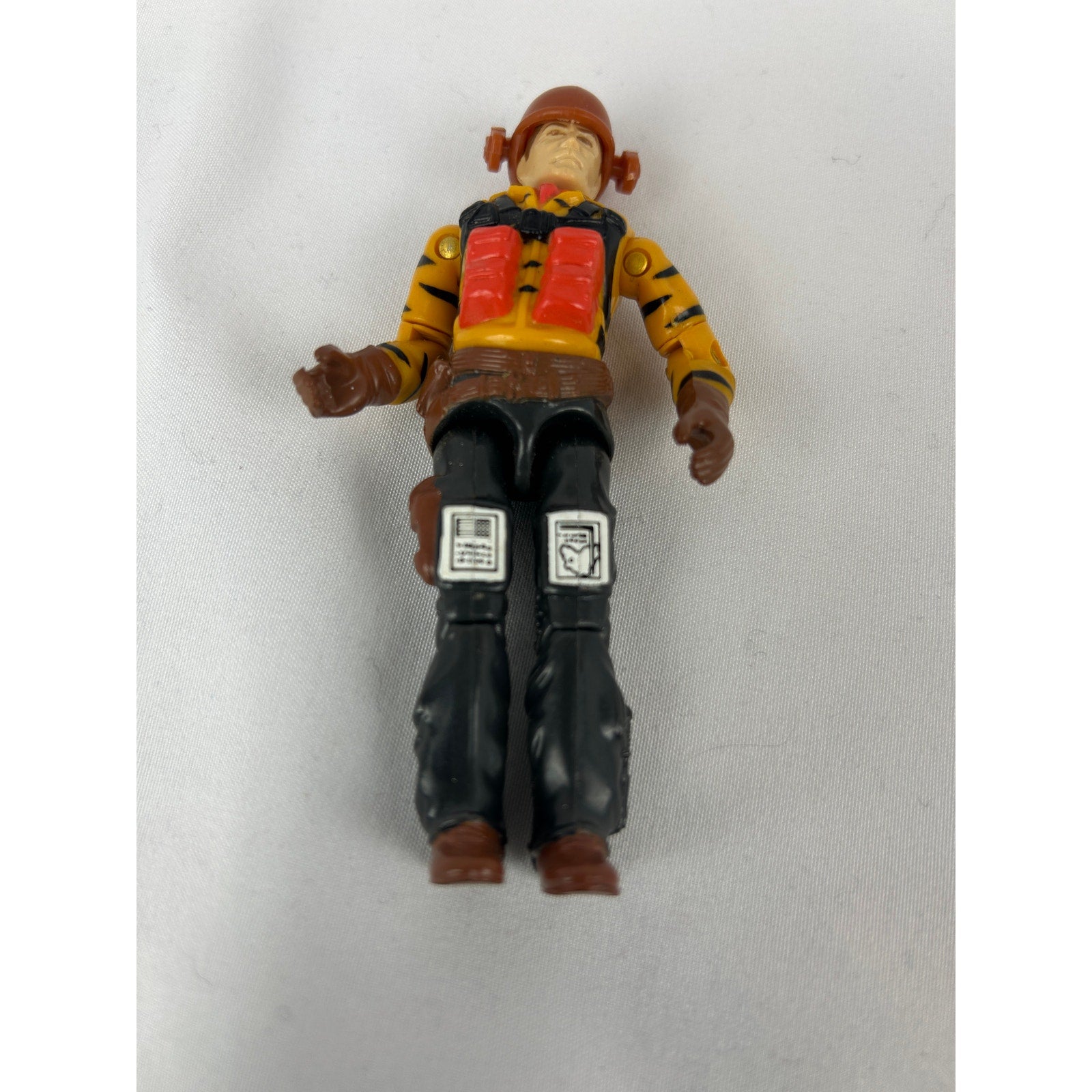 GI Joe ARAH Skystiker Tiger Rat Pilot Figure Hasbro Hong Kong just missing visor