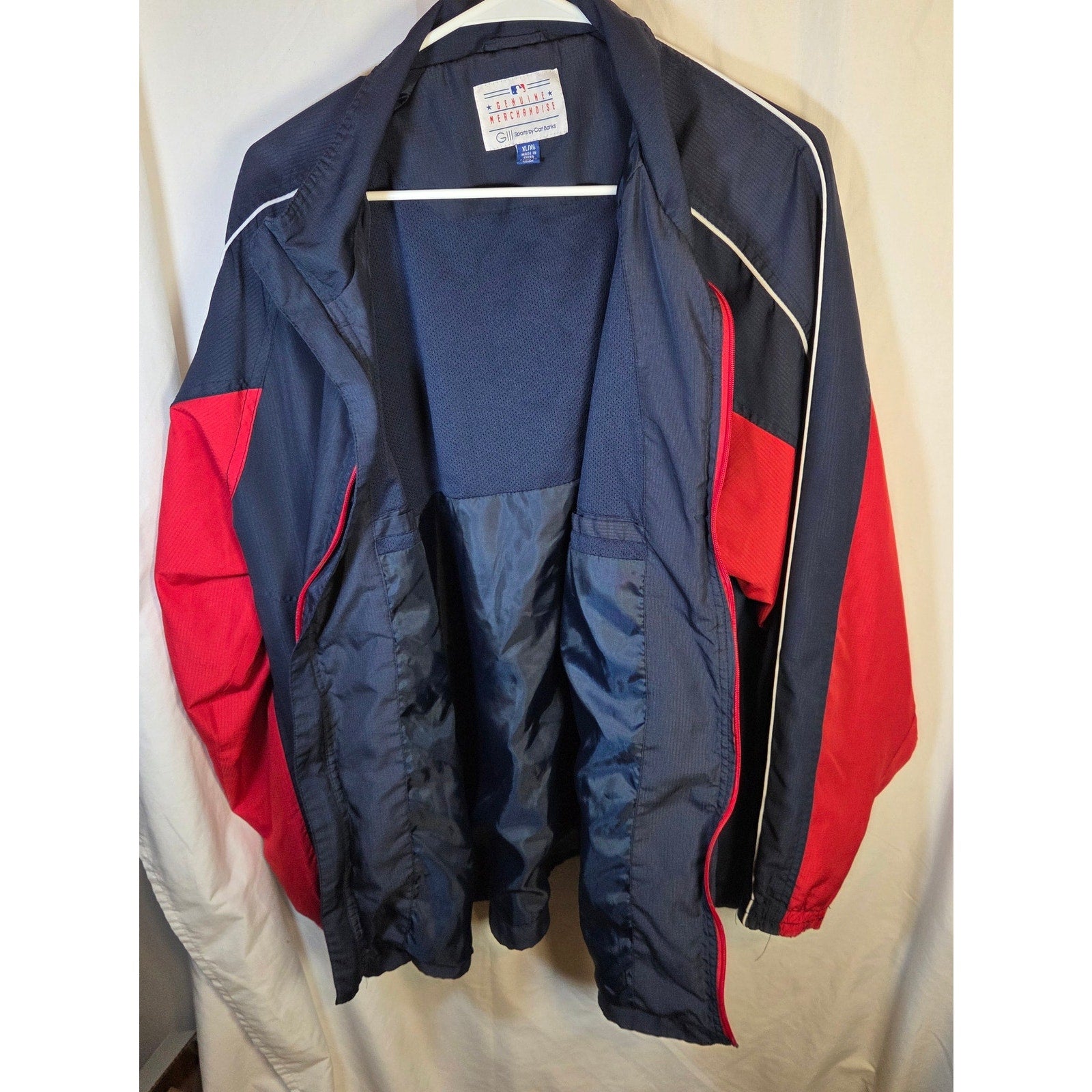 Minnesota Twins MLB GIII Sports Windbreaker Jacket XL Blue Red