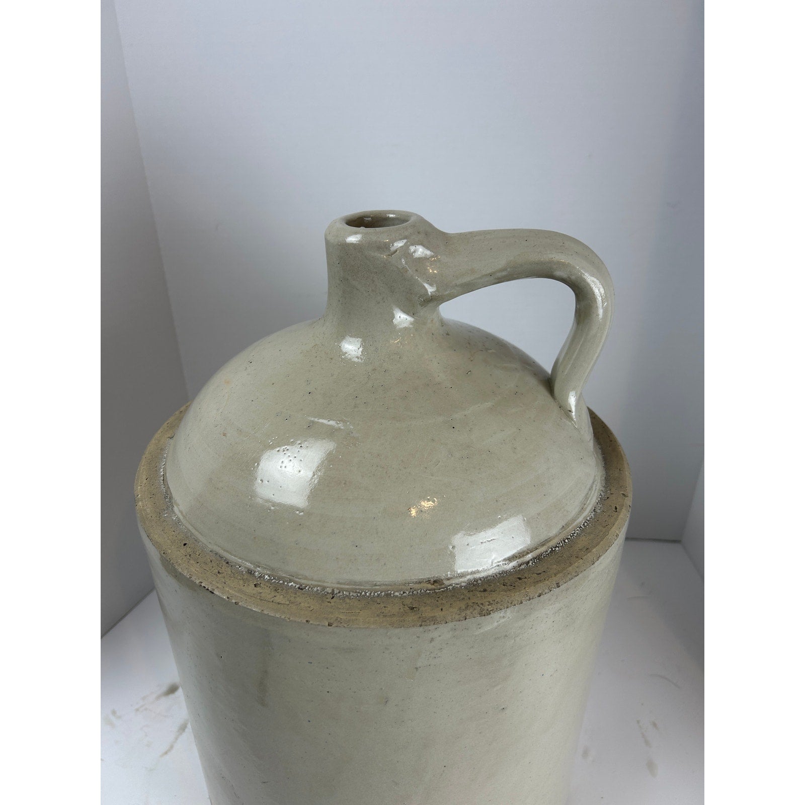 Antique Red Wing 5-Gallon Salt Glaze Jug with Wing and Cobalt “5” Mark