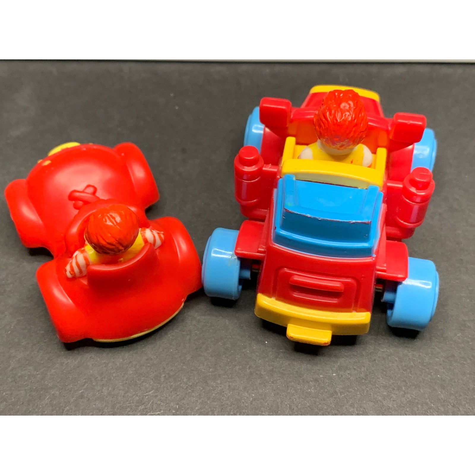 1990 1993 Ronald McDonald Mini Cars Happy Meal Toys Lot of 2