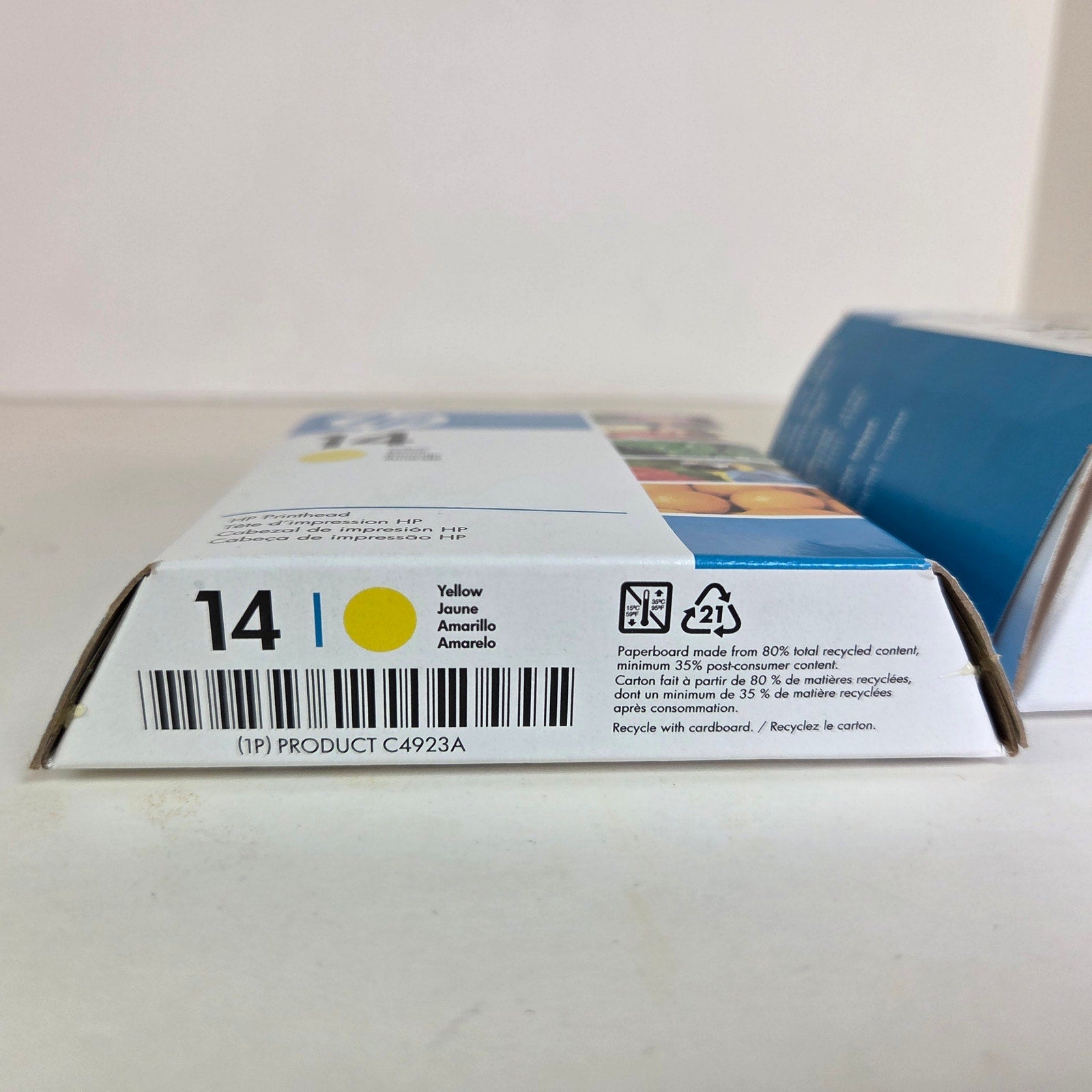 Lot of 4 Sealed HP 14 Ink Cartridges C5011DN C5010DN Black Cyan Magenta Yellow