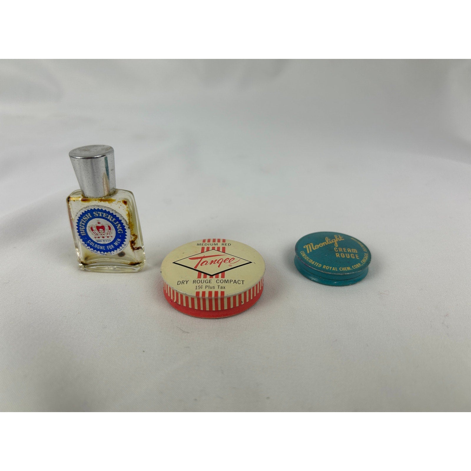 Vintage Gillette Safety Razor Countertop Store Display Case 1956 Glass Lid