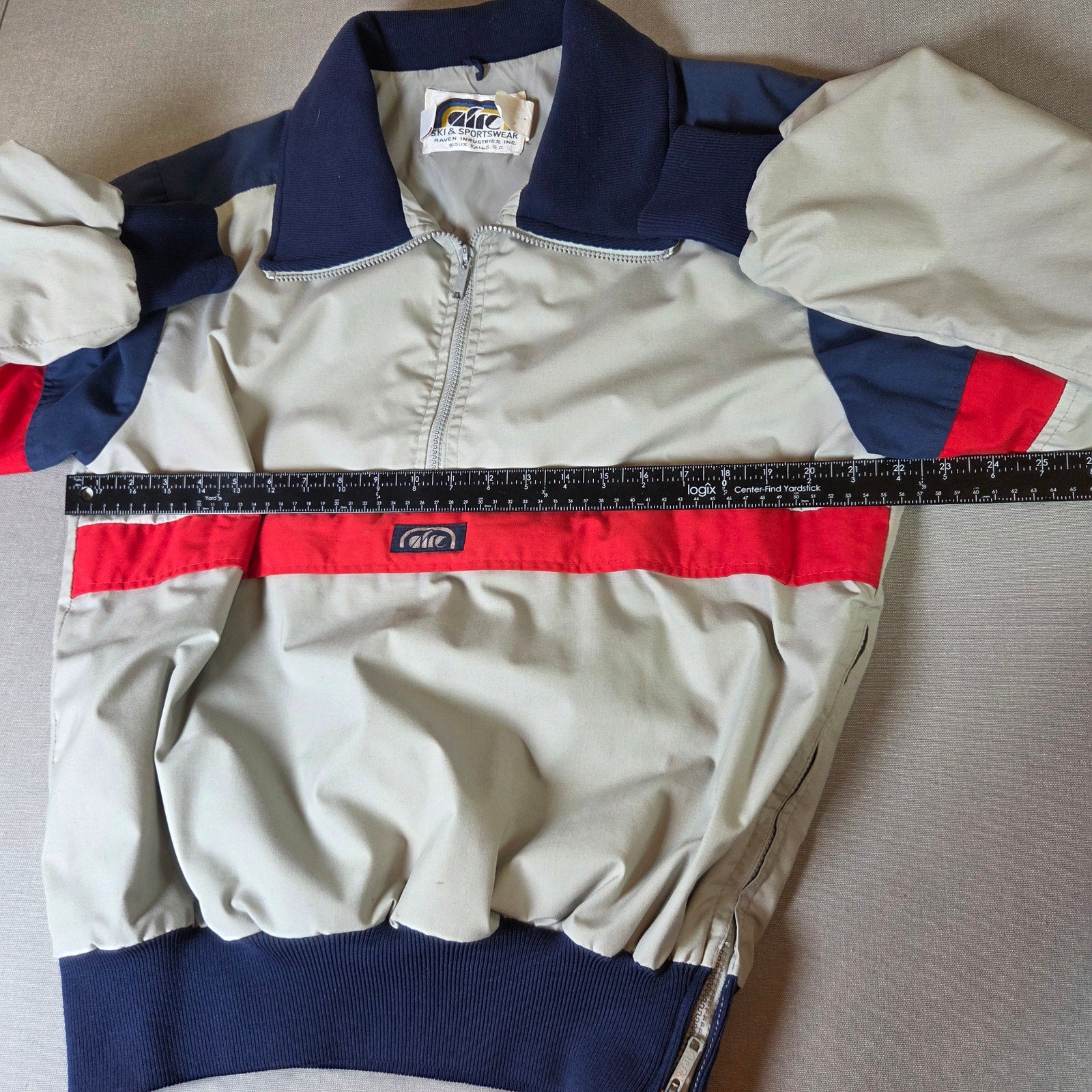 AMC Ski & Sportswear 1/4 Zip Jacket Made in USA Men’s L Vintage