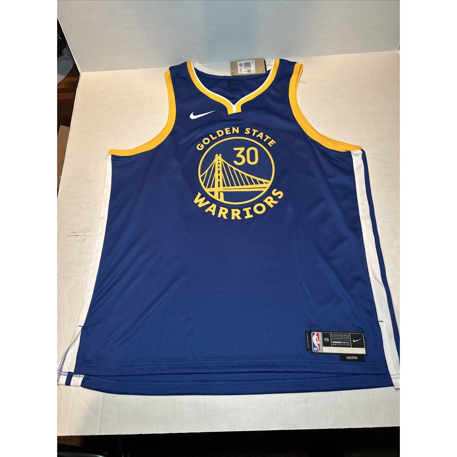 Steph Curry #30 Warriors Nike Jersey 2XL NBA NWT Icon Edition Basketball