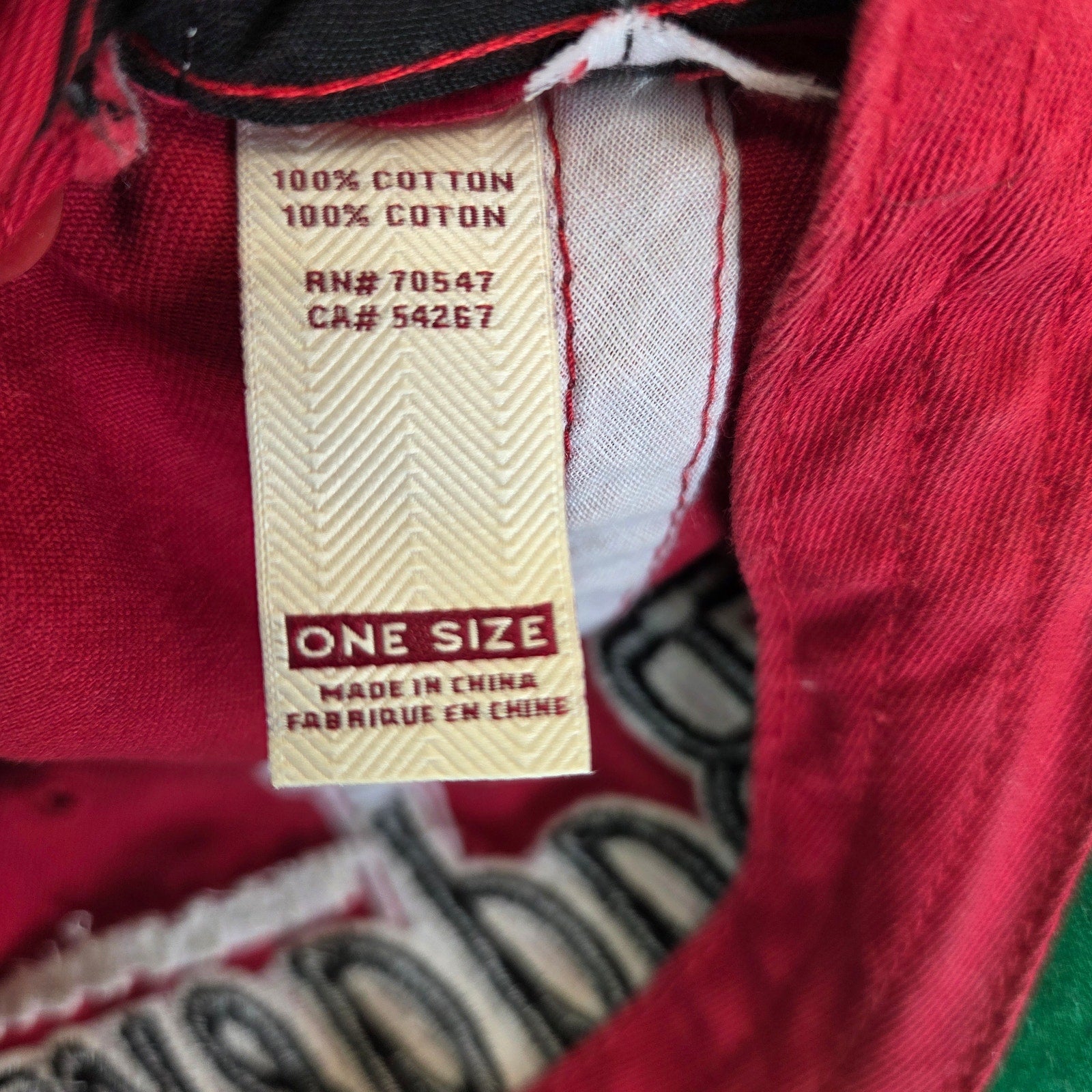 Wisconsin Badgers Snapback Hat ’47 Brand Red Adjustable Cap NCAA Cotton Vintage