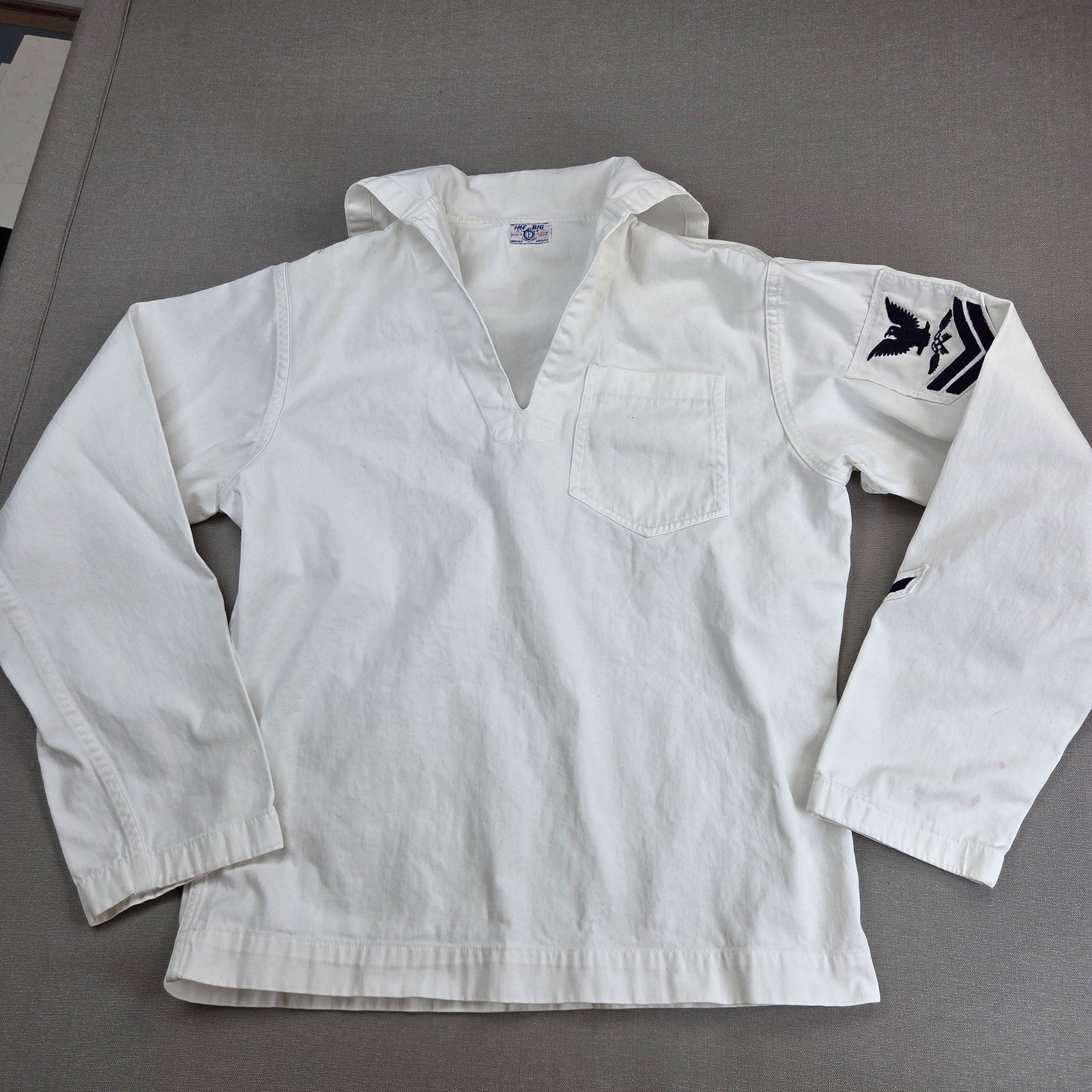Vintage US Navy SK2 Storekeeper Crackerjack White Uniform Set 32x31 1950s 60s