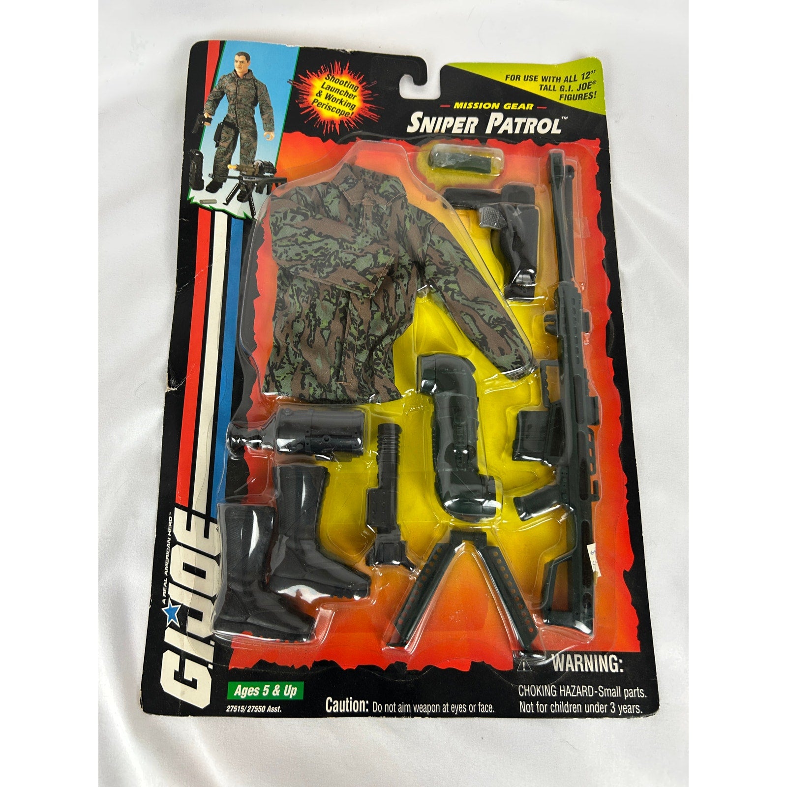 GI Joe Mission Gear Sniper Patrol Accessory Pack 12 Inch Figure MOC