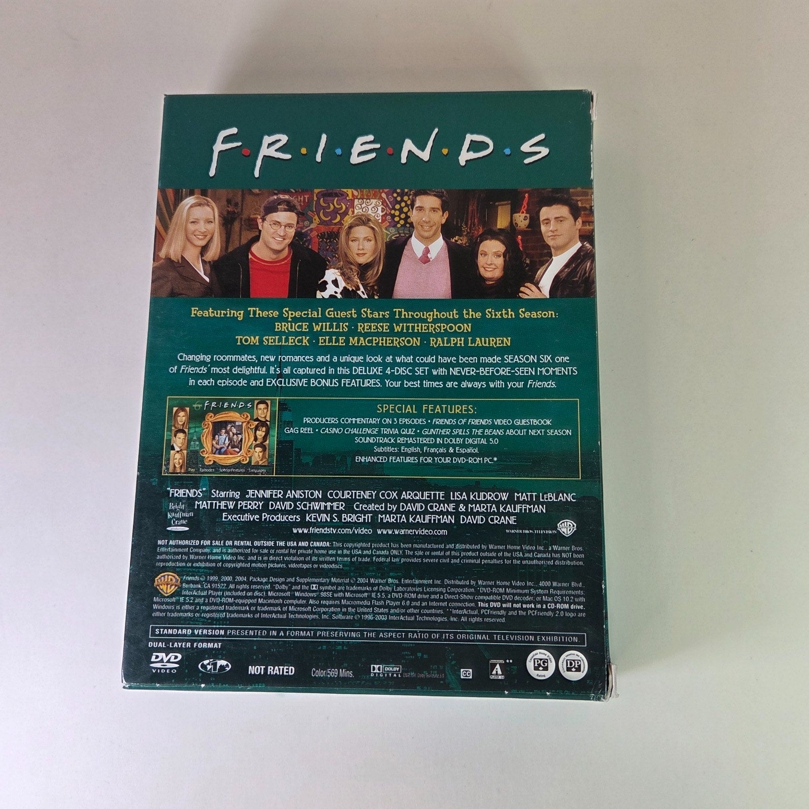 Friends - The Complete Sixth Season (DVD 4-Disc Set)
