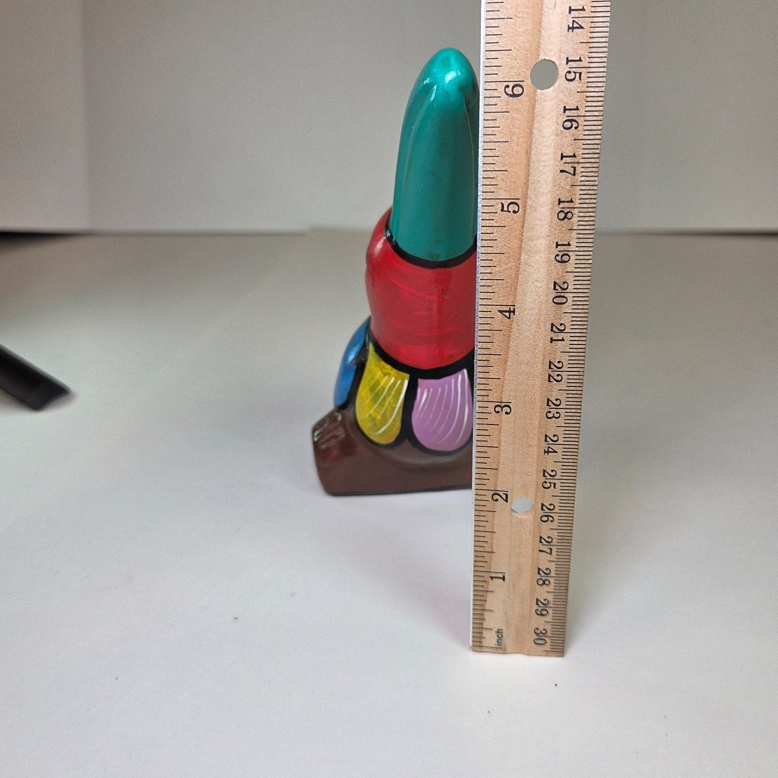 Hand-Painted Mexican Talavera Toucan Bird Figurine Ceramic Folk Art 6.25"