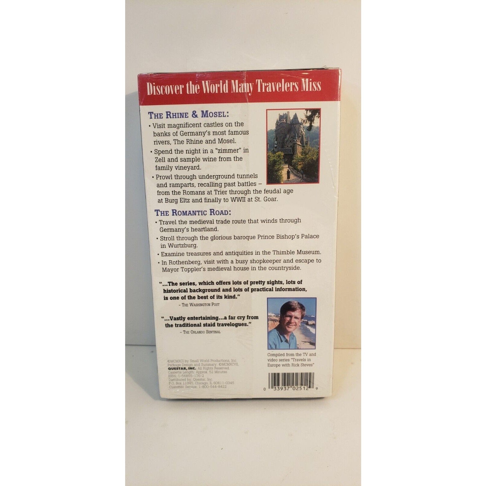 Travel the World: Germany The Rhine & Mosel The Romantic Road VHS New Sealed