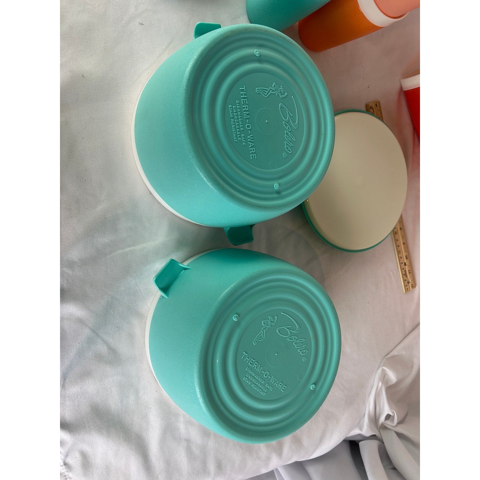 Bolero Therm O Ware MCM Bowl Tumbler Ice Bucket Set Retro Pastel Lot