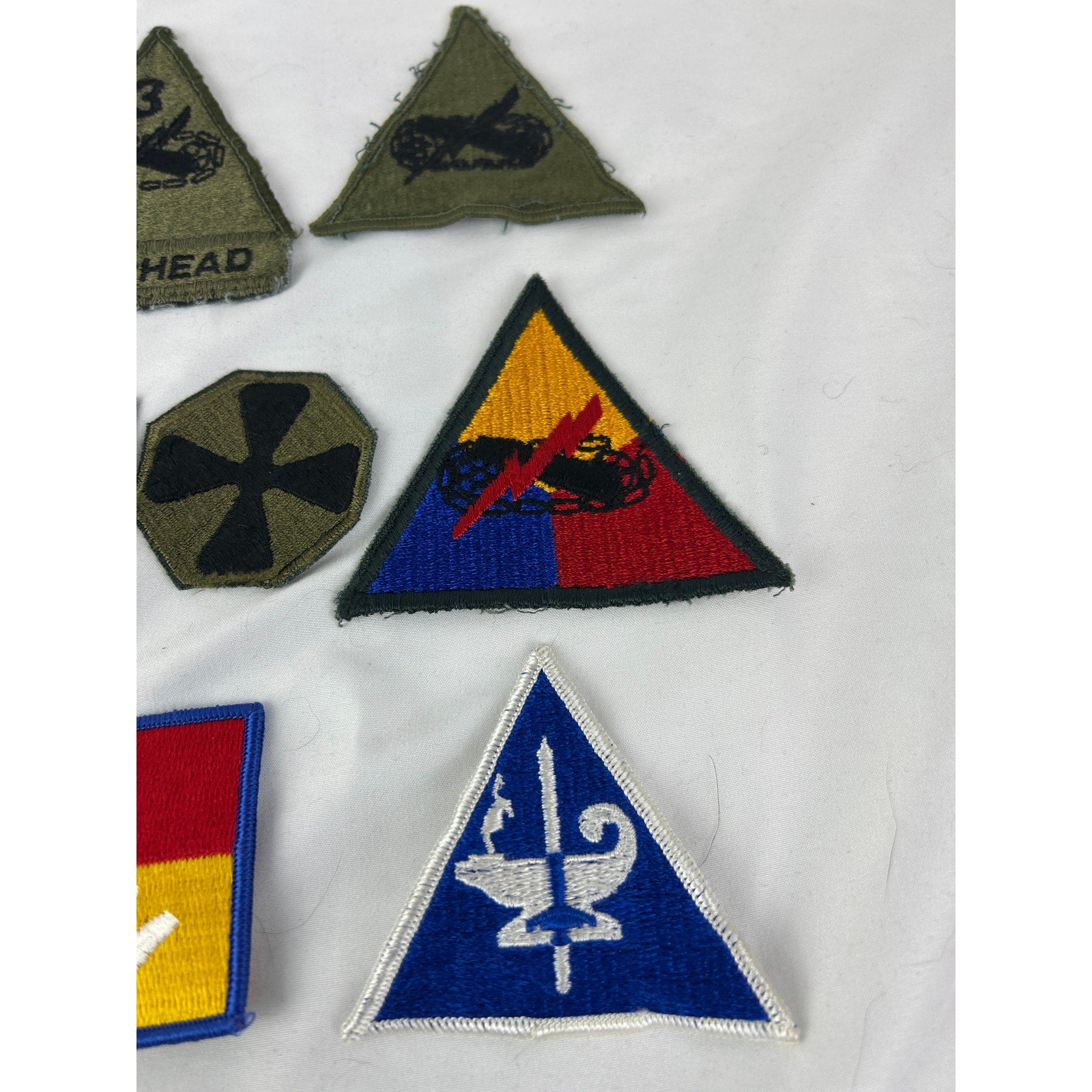 US Army Patch Lot Old Ironsides Spearhead Korea CEM US Army Tapes