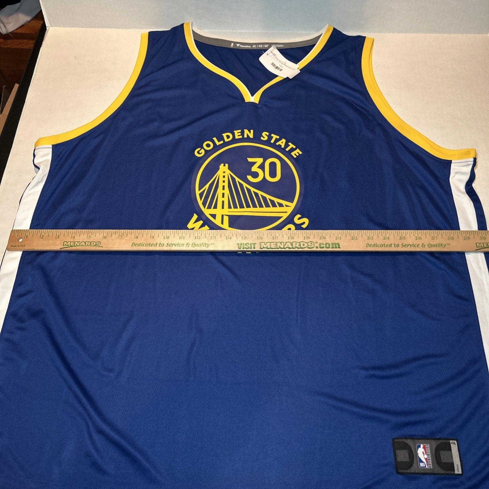 Steph Curry #30 Golden State Warriors- Fanatic Basketball Jersey - Size 4XL