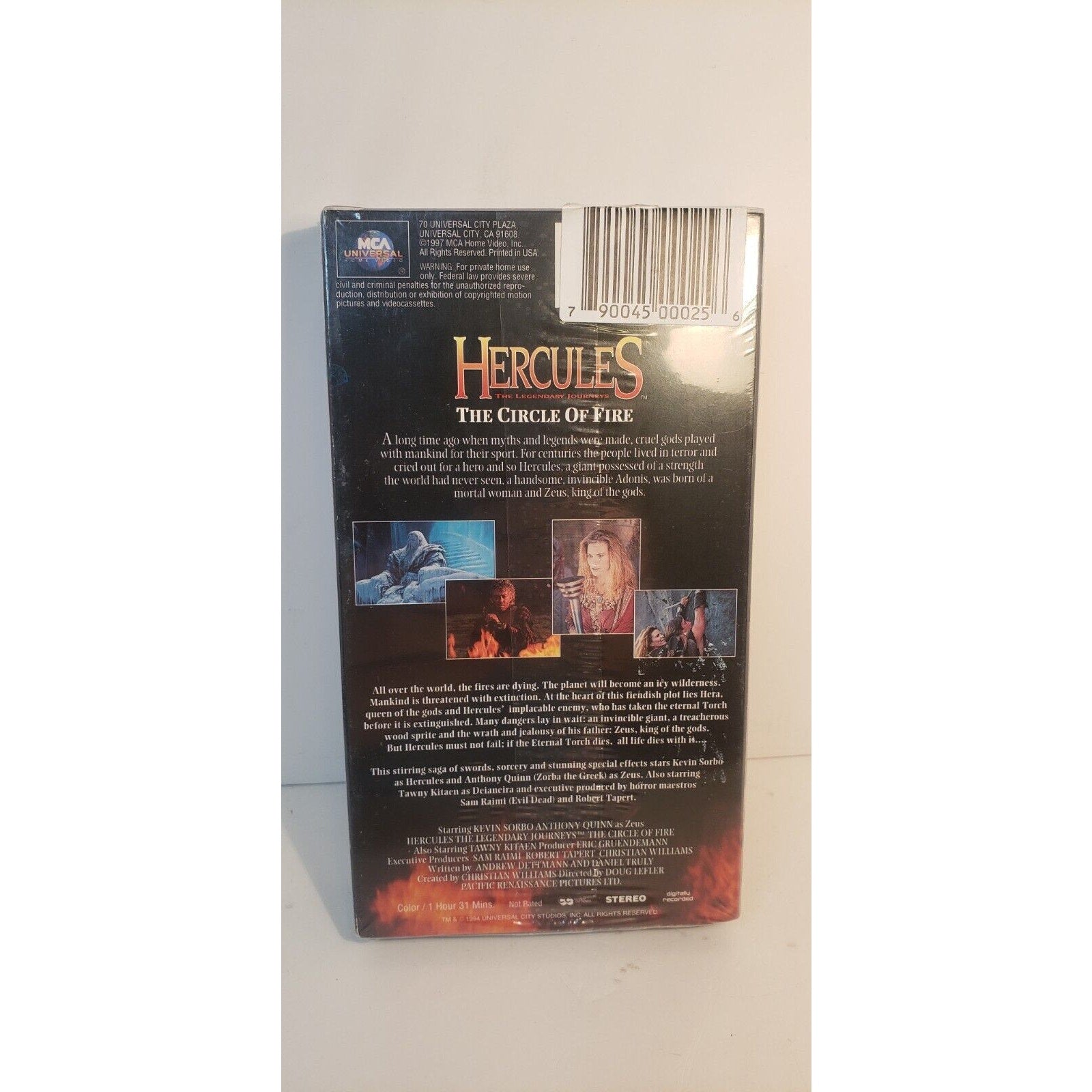 Hercules: Legendary Journeys; The Circle Of Fire VHS New Sealed Kevin Sorbo