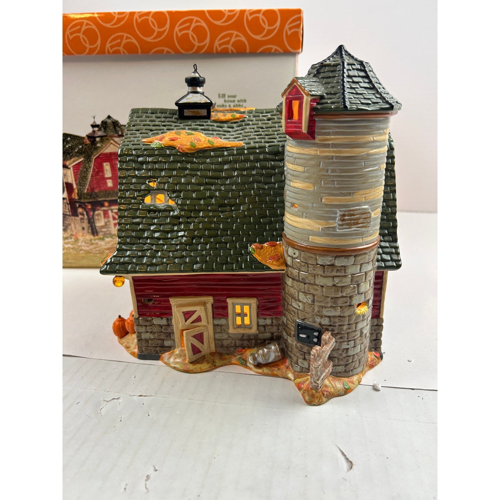 Dept 56 Haunted Barn Halloween Lighted Sound Building