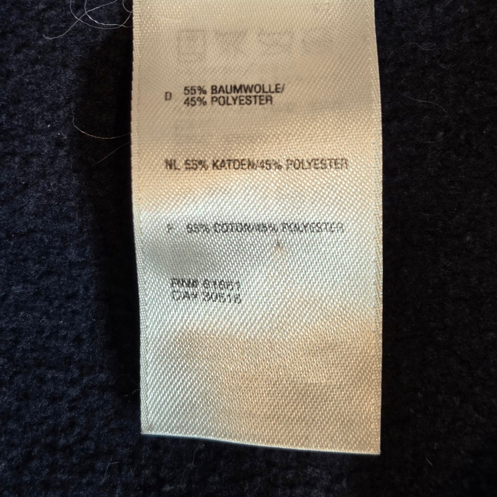 The North Face Men’s XL Cotton Blend Full Zip Sweater Jacket 2008