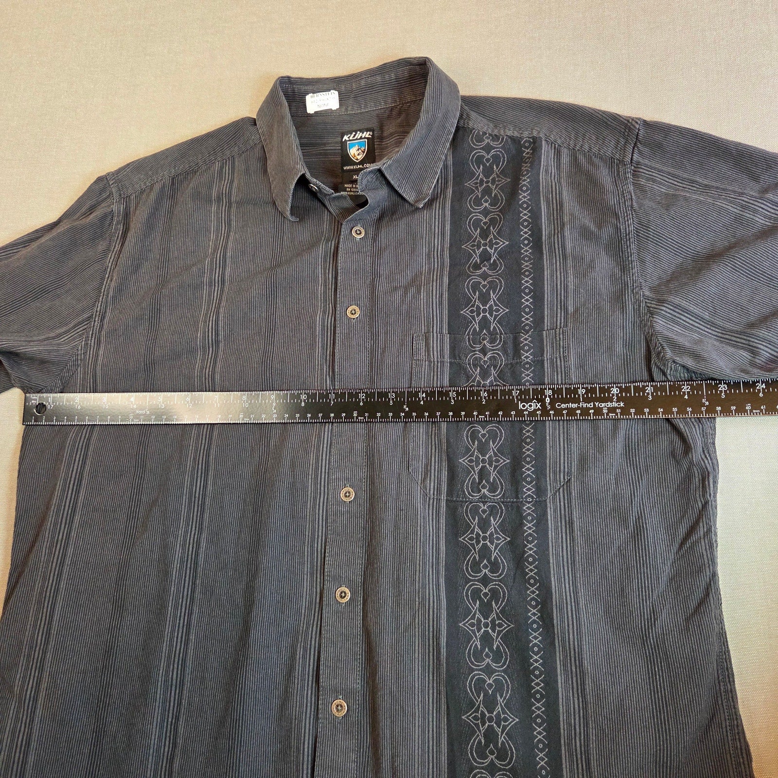 Kuhl Karib SS Organic Cotton Button Up Shirt Men’s XL Casual Travel Top
