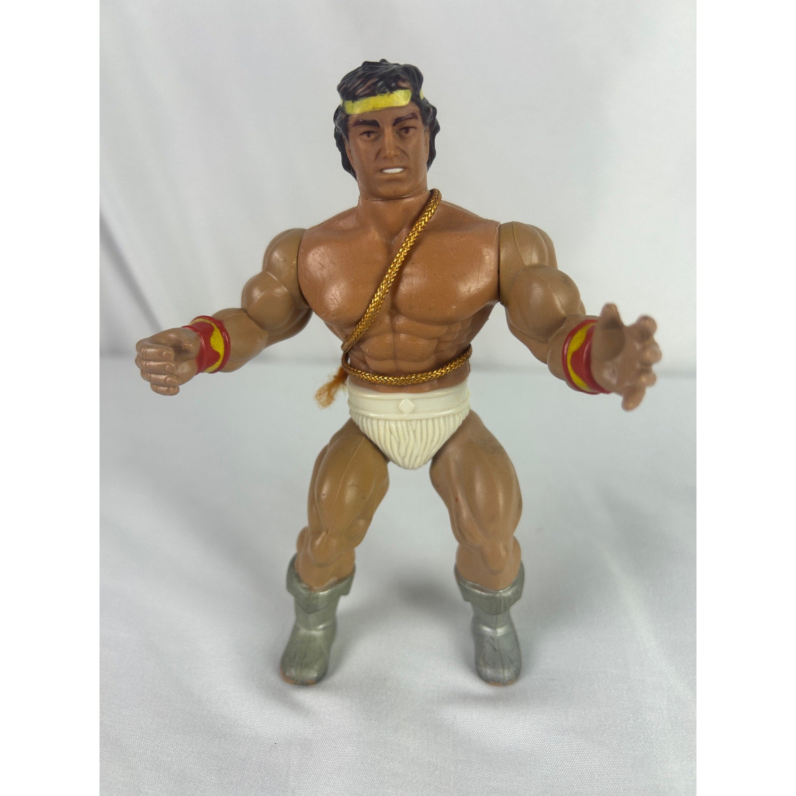 Vintage 1986 Remco Lost World of the Warlord Hercules Figure w Rope