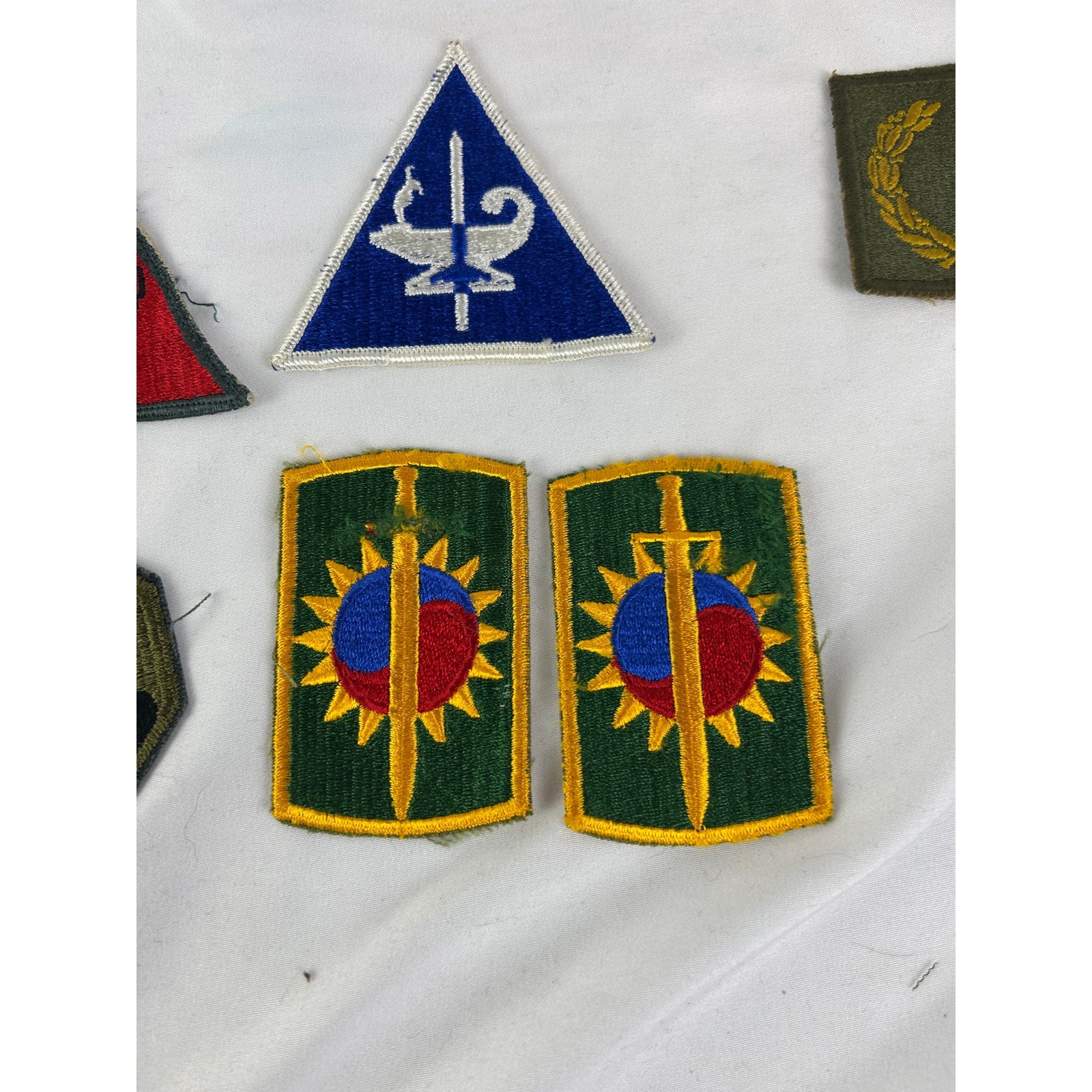 US Army Patch Lot 1st Armored Old Ironsides 3rd Infantry Korea 22 Pcs