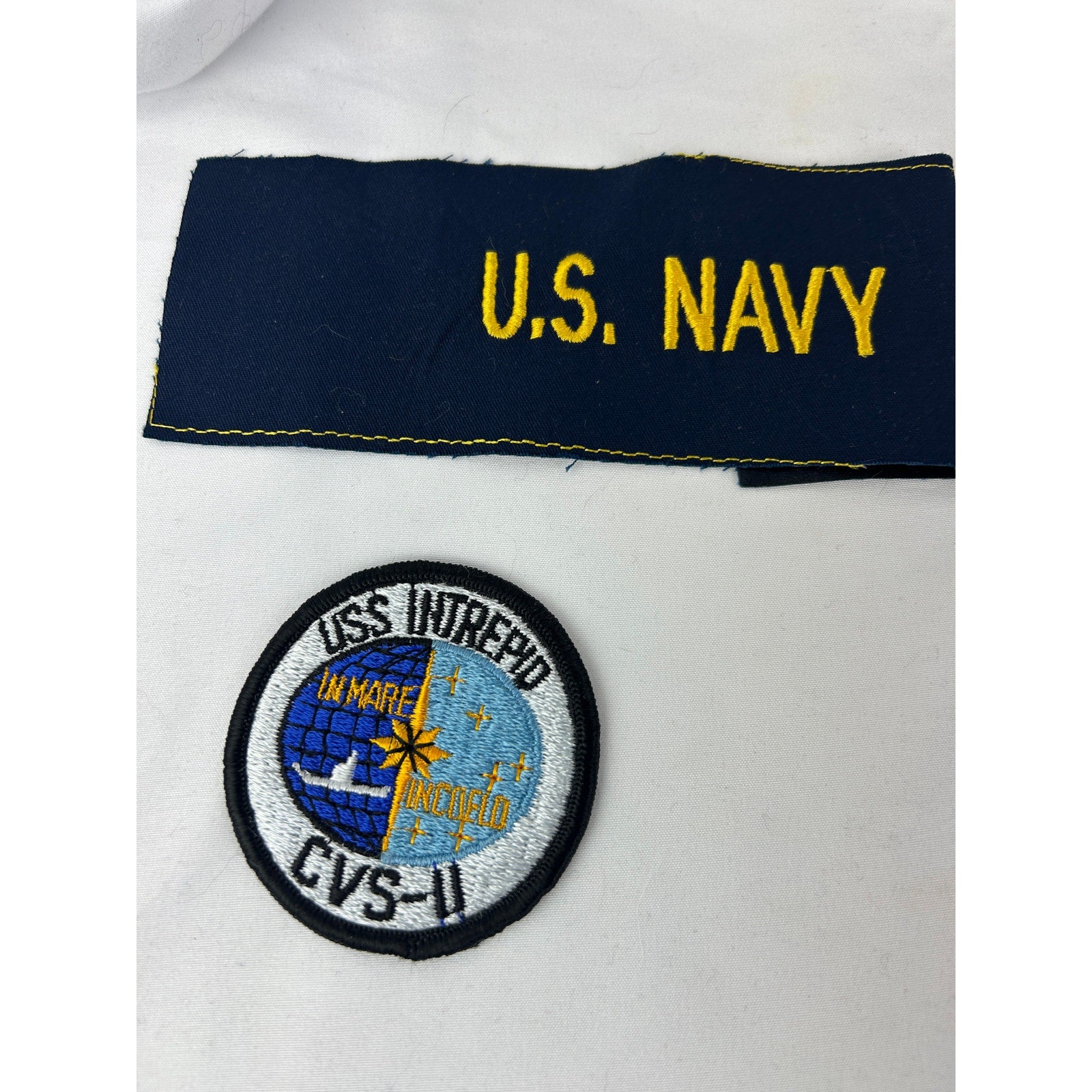 US Navy Patch Lot USS Intrepid CVS 11 Rating Badges Eagle Insignia