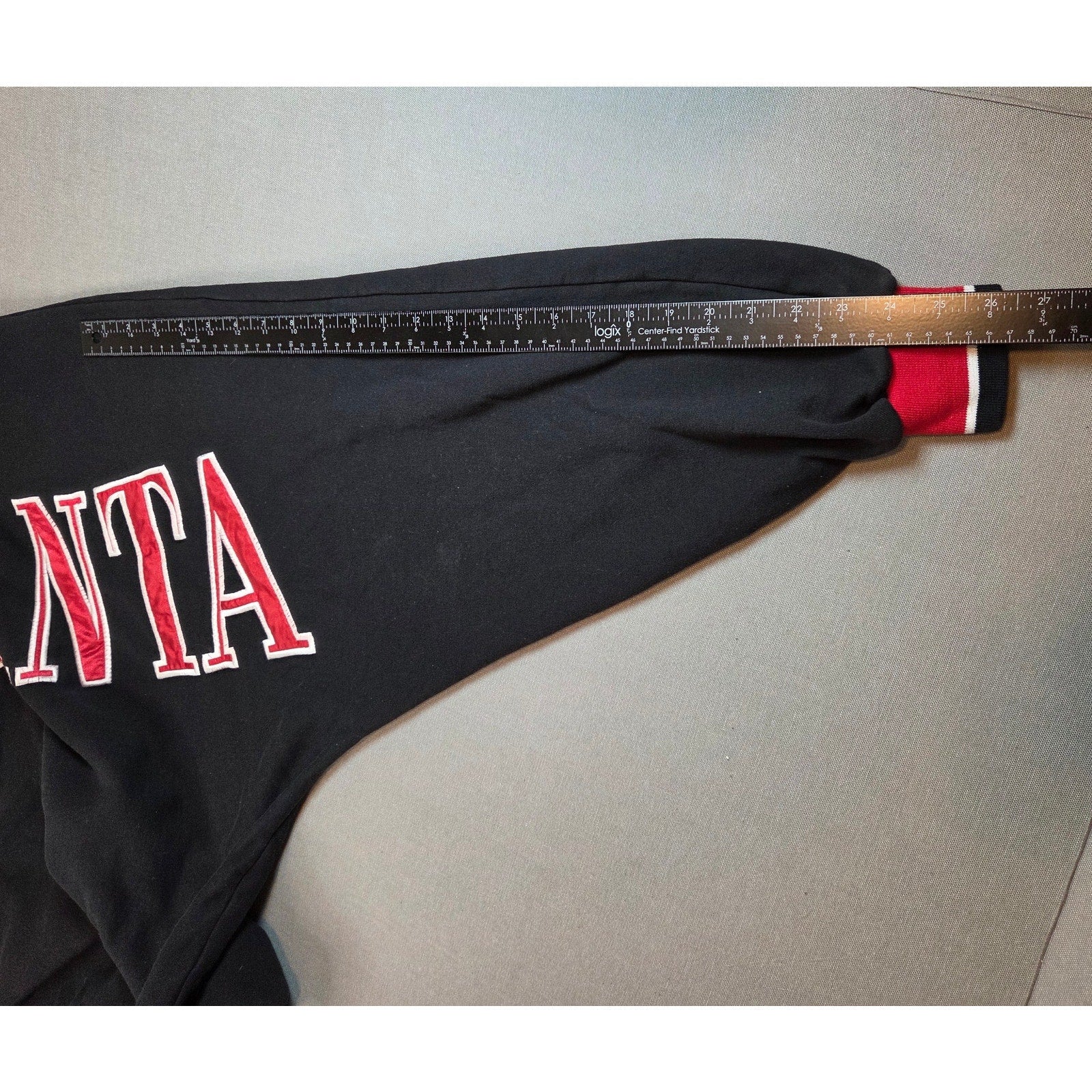 Vintage 90s Stardom Atlanta Oversized Tackle-Twill Crewneck Sweatshirt