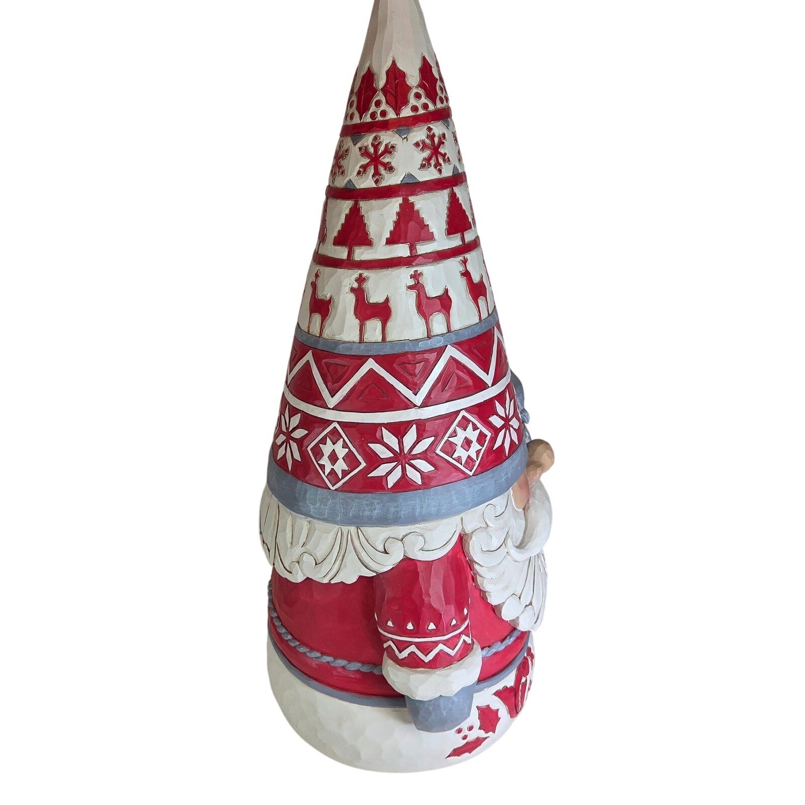 Jim Shore Nordic Noel Santa with Owl 20.25" Figurine 2021 Heartwood Creek
