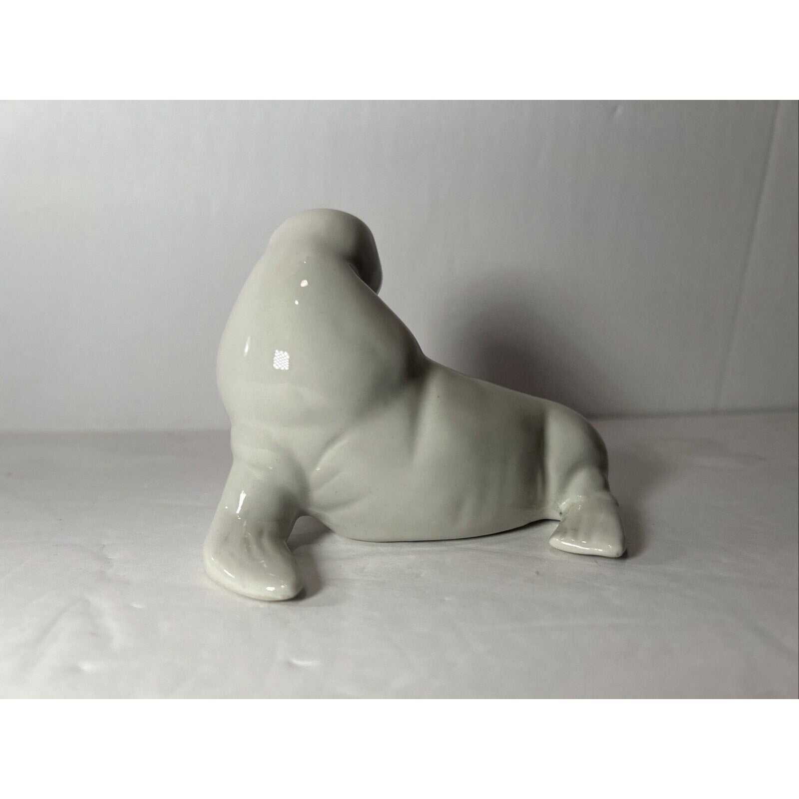 Eden's Bliss Porcelain Sea Lion Mother & Baby Pup Figurine Made in Japan