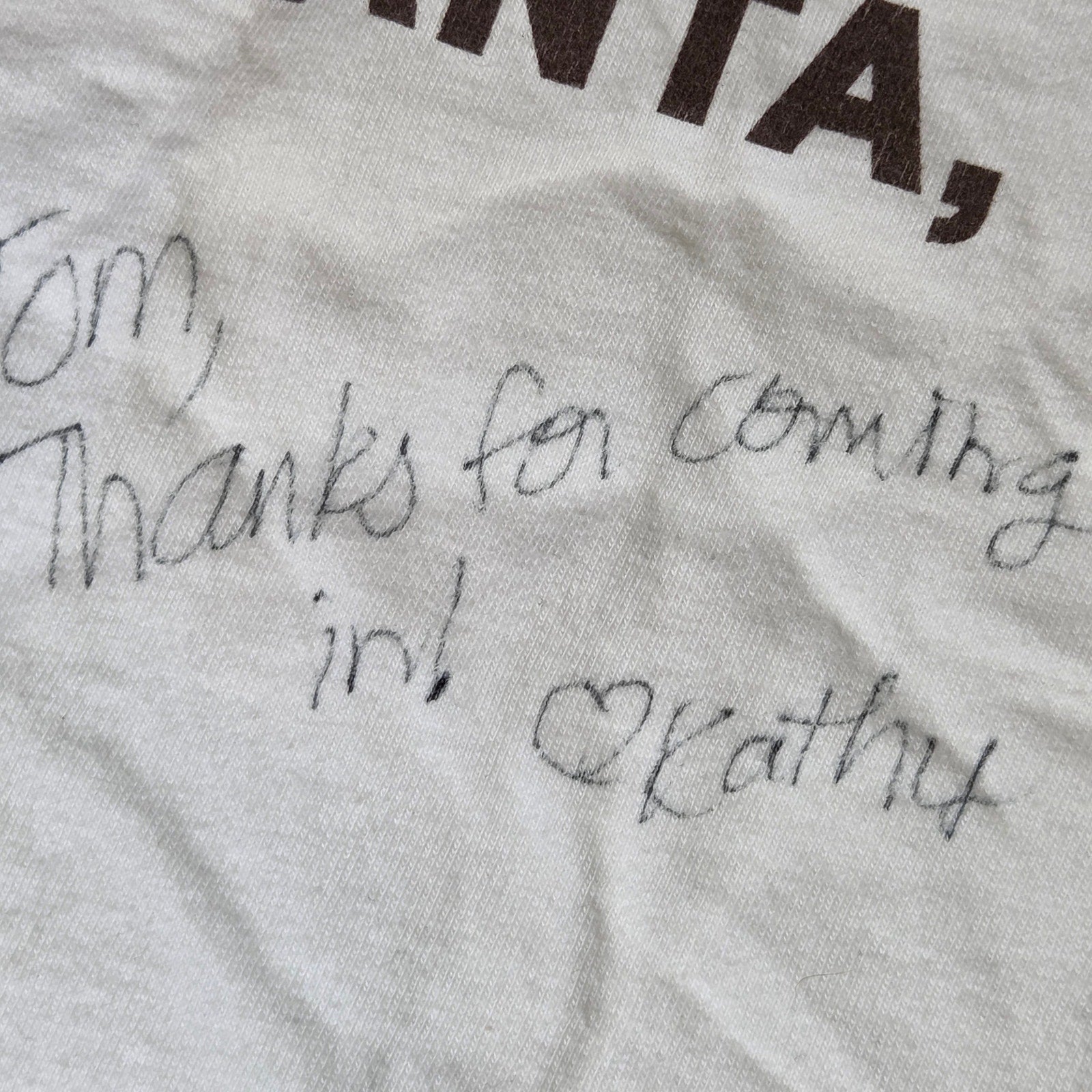 Hooters Atlanta GA Hanes Beefy-T Signed Tee XL Made USA Vintage 90s Tacky Shirt